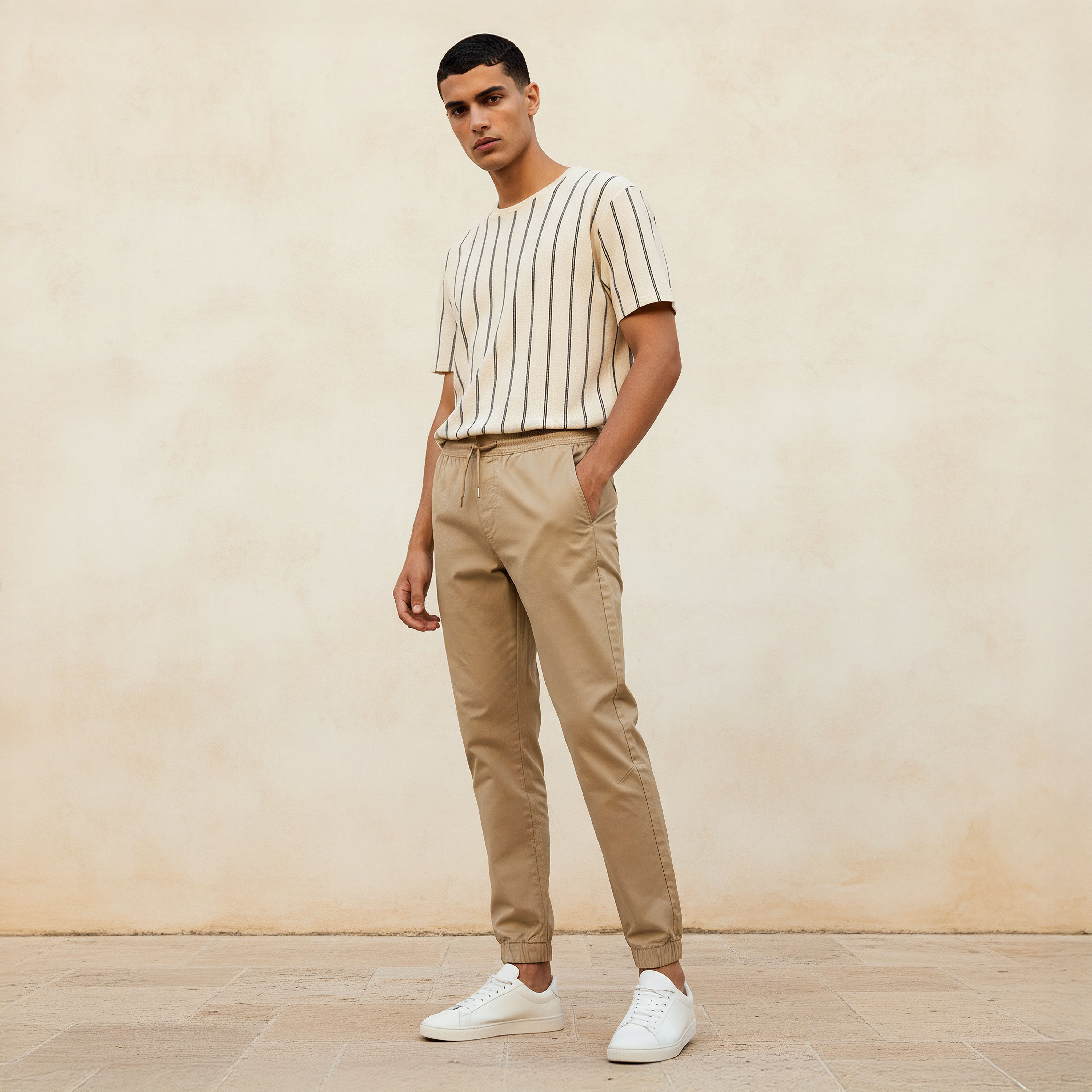 Men Slim Fit Cotton Joggers-men-clothing-bottoms-joggers-image-2
