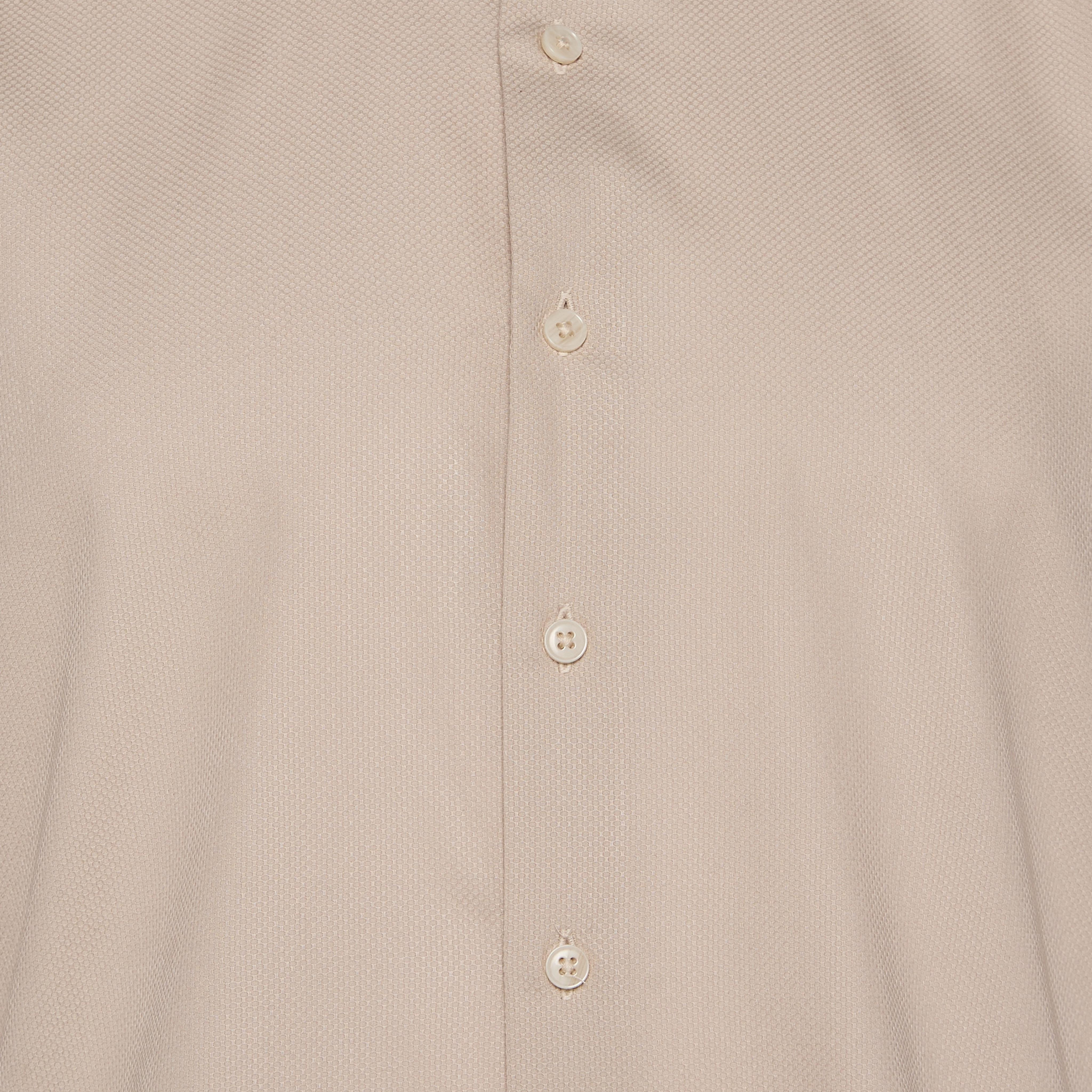 Men Regular Fit Collared Textured Long Sleeves Shirt-men-clothing-shirts-image-2