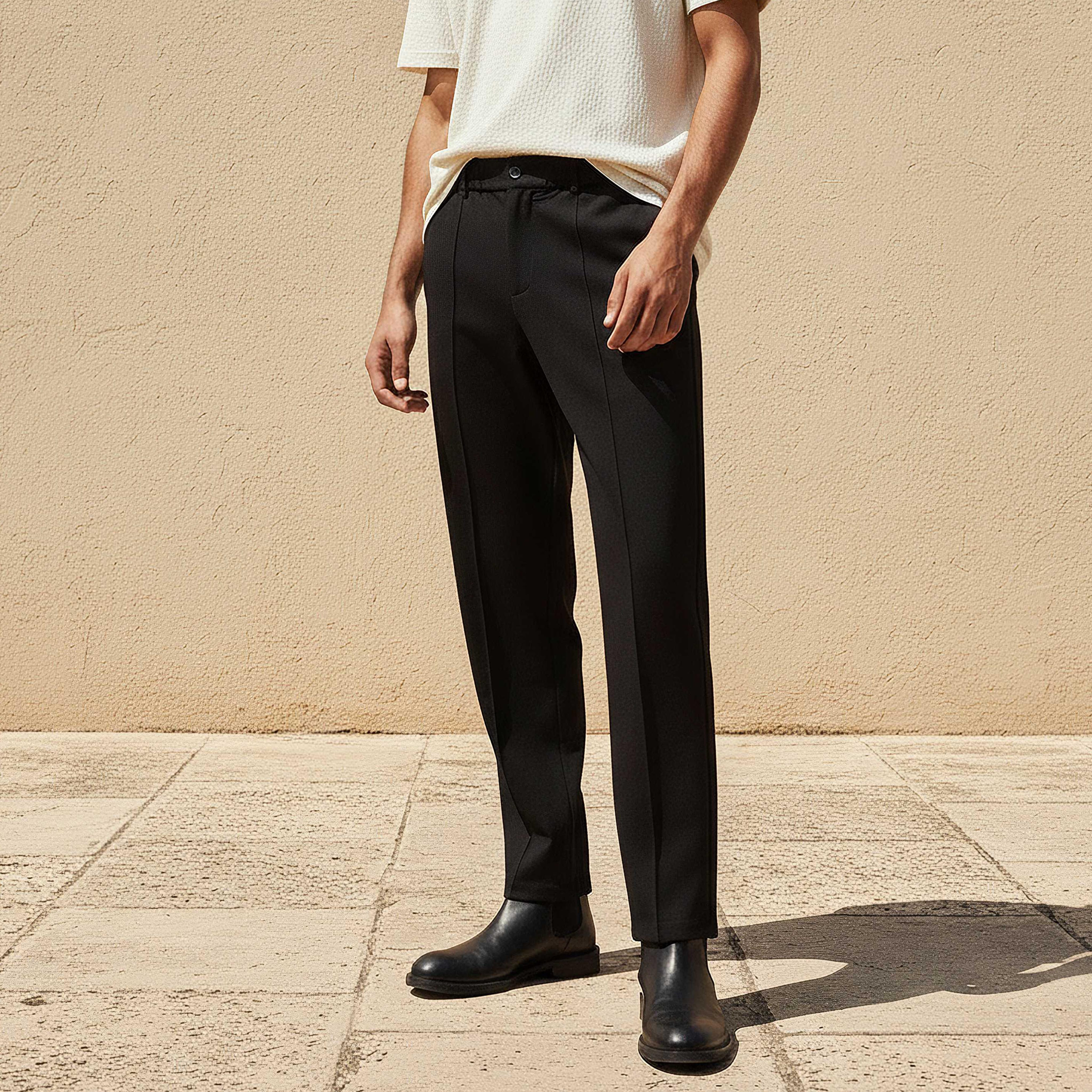 Iconic Men Relaxed Fit Formal Trousers-men-clothing-bottoms-trousersandchinos-trousers-image-1