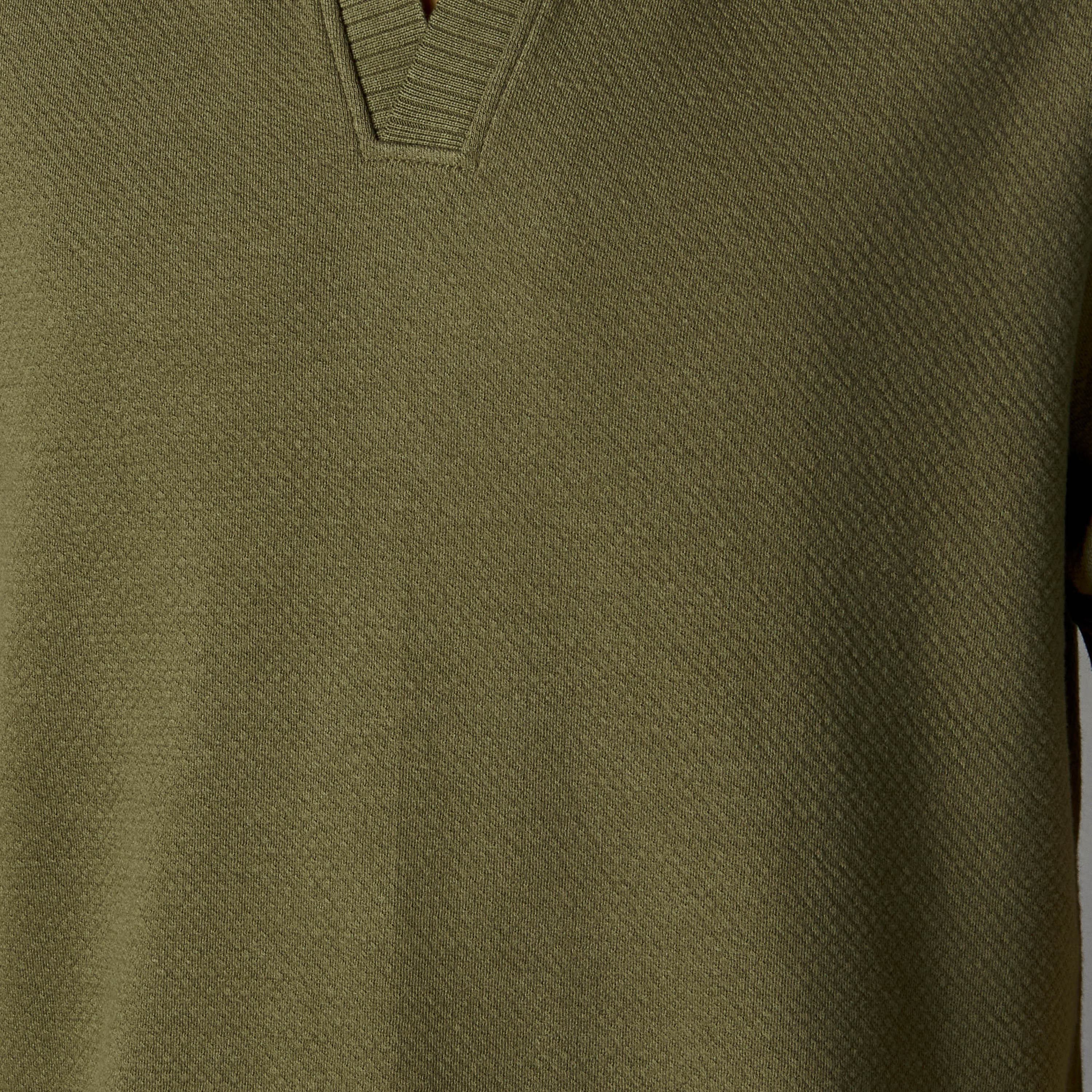 Men Short Sleeves Johnny Collar Jacquard Polo T-shirt-men-clothing-tshirtsandpolos-polos-image-2