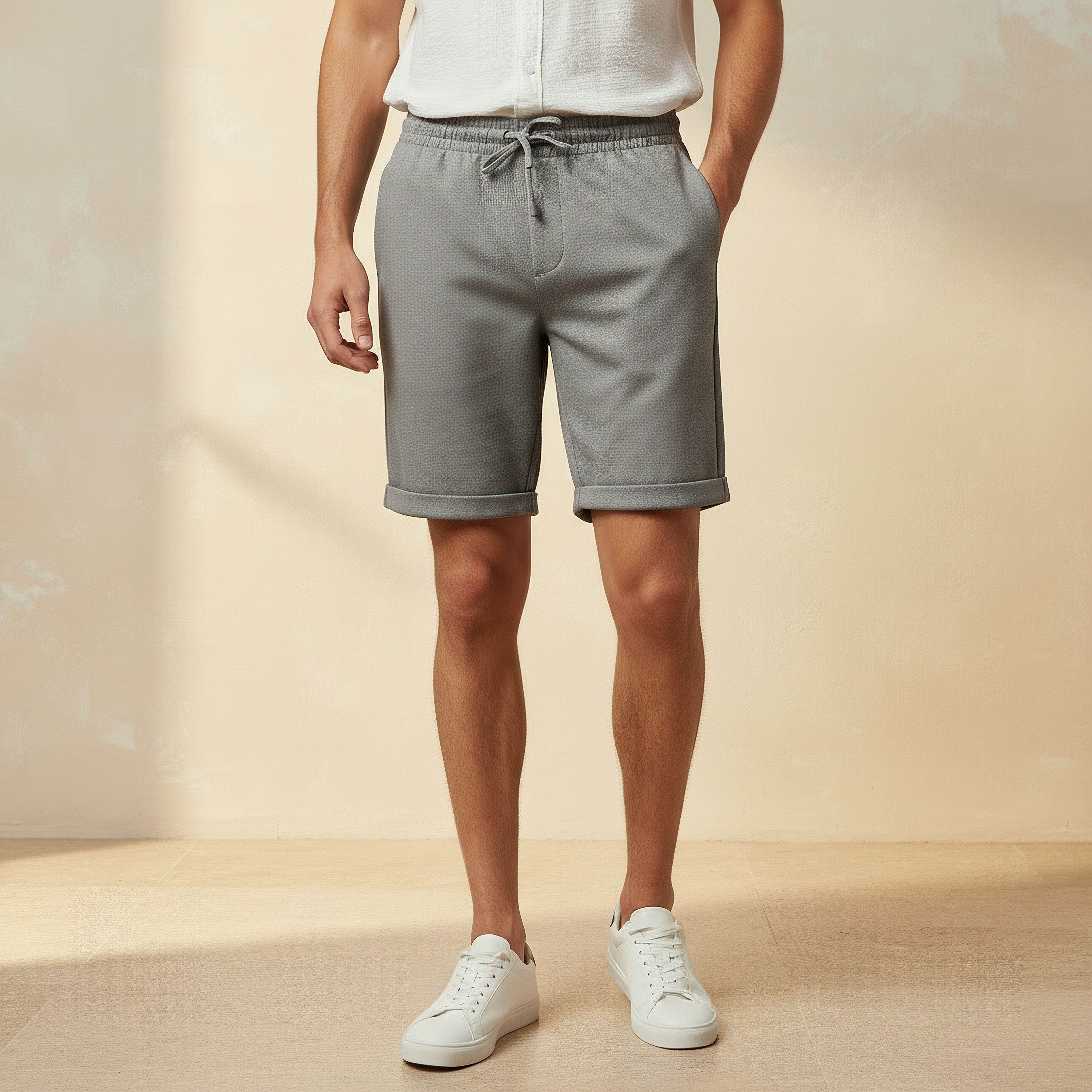 Men Regular Fit Shorts-men-clothing-bottoms-shorts-image-1