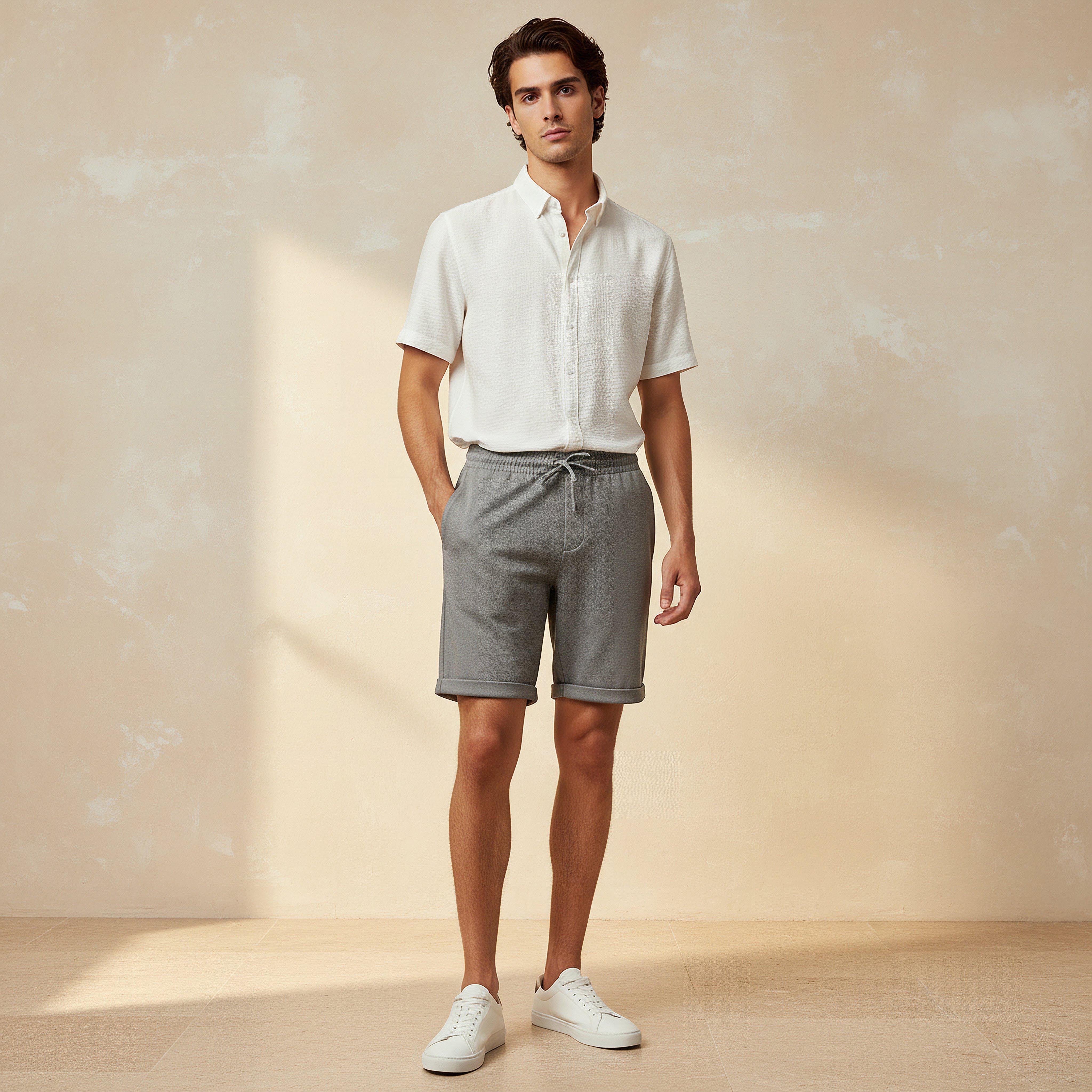 Men Regular Fit Shorts-men-clothing-bottoms-shorts-image-3