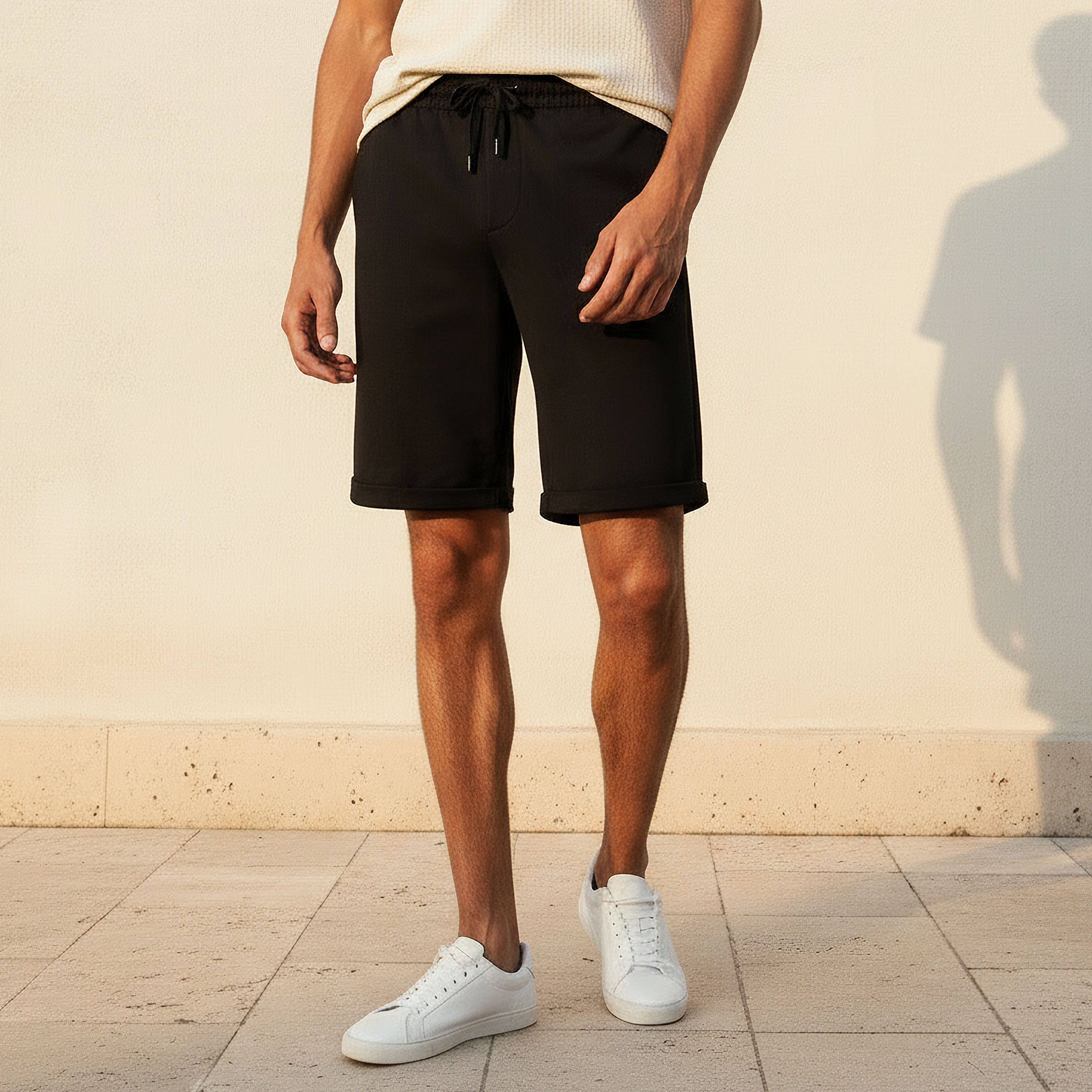 Men Regular Fit Shorts-men-clothing-bottoms-shorts-image-1