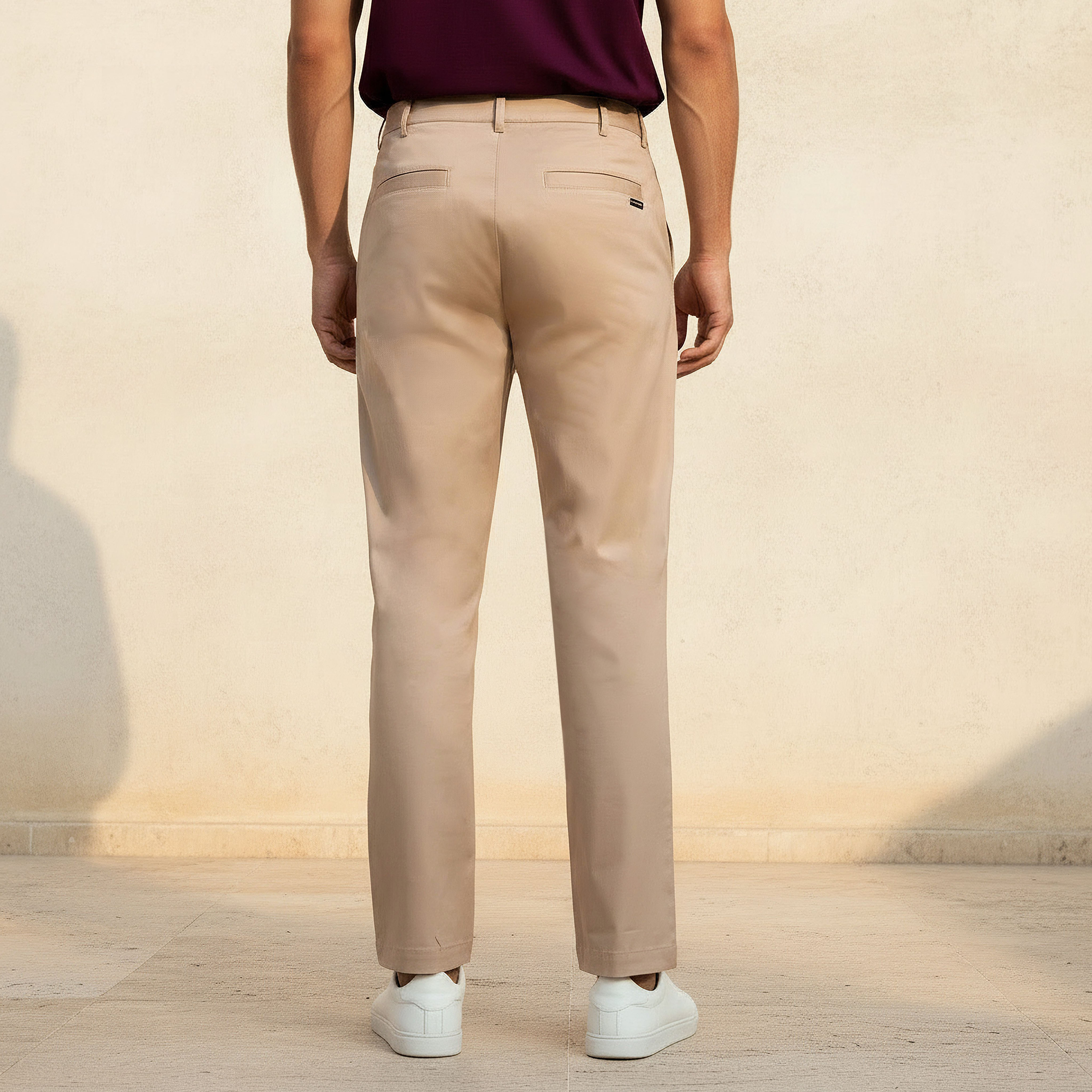Emperor Men Regular Fit Twill Trousers-men-clothing-bottoms-trousersandchinos-trousers-image-4