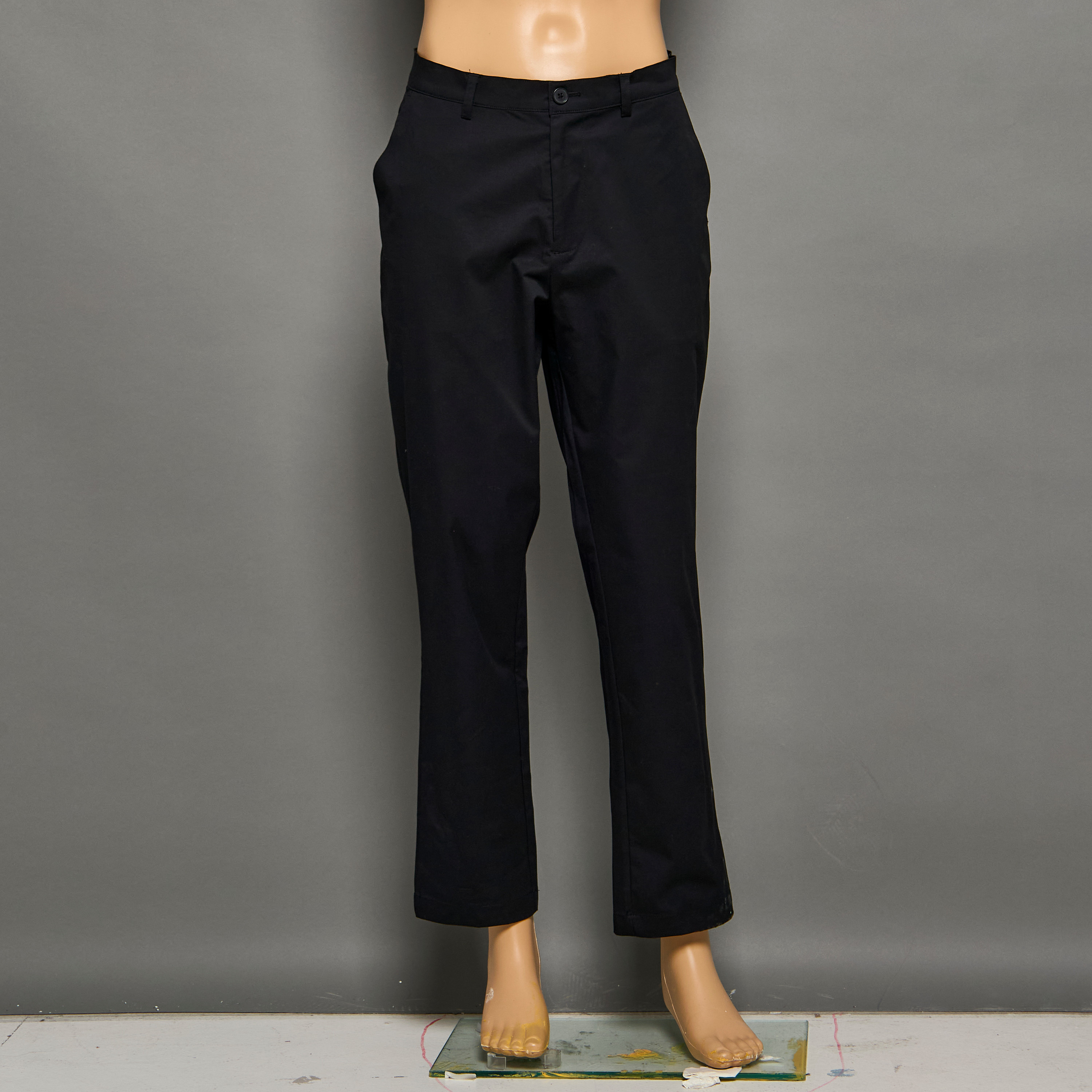 بنطلون تويل بقصة عادية للرجال من إمبيرور-men-clothing-bottoms-trousersandchinos-trousers-image-4