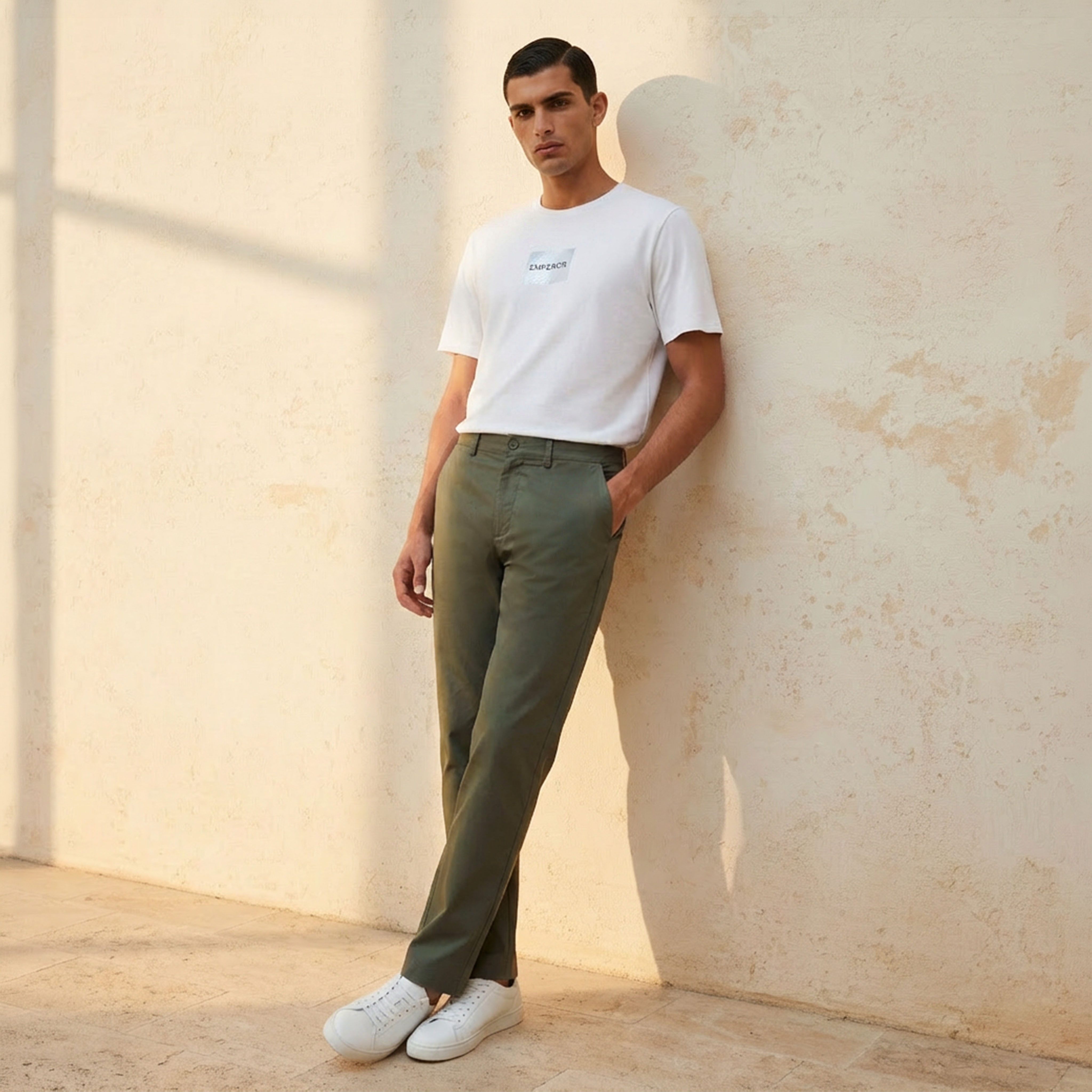Emperor Men Regular Fit Twill Trousers-men-clothing-bottoms-trousersandchinos-trousers-image-3