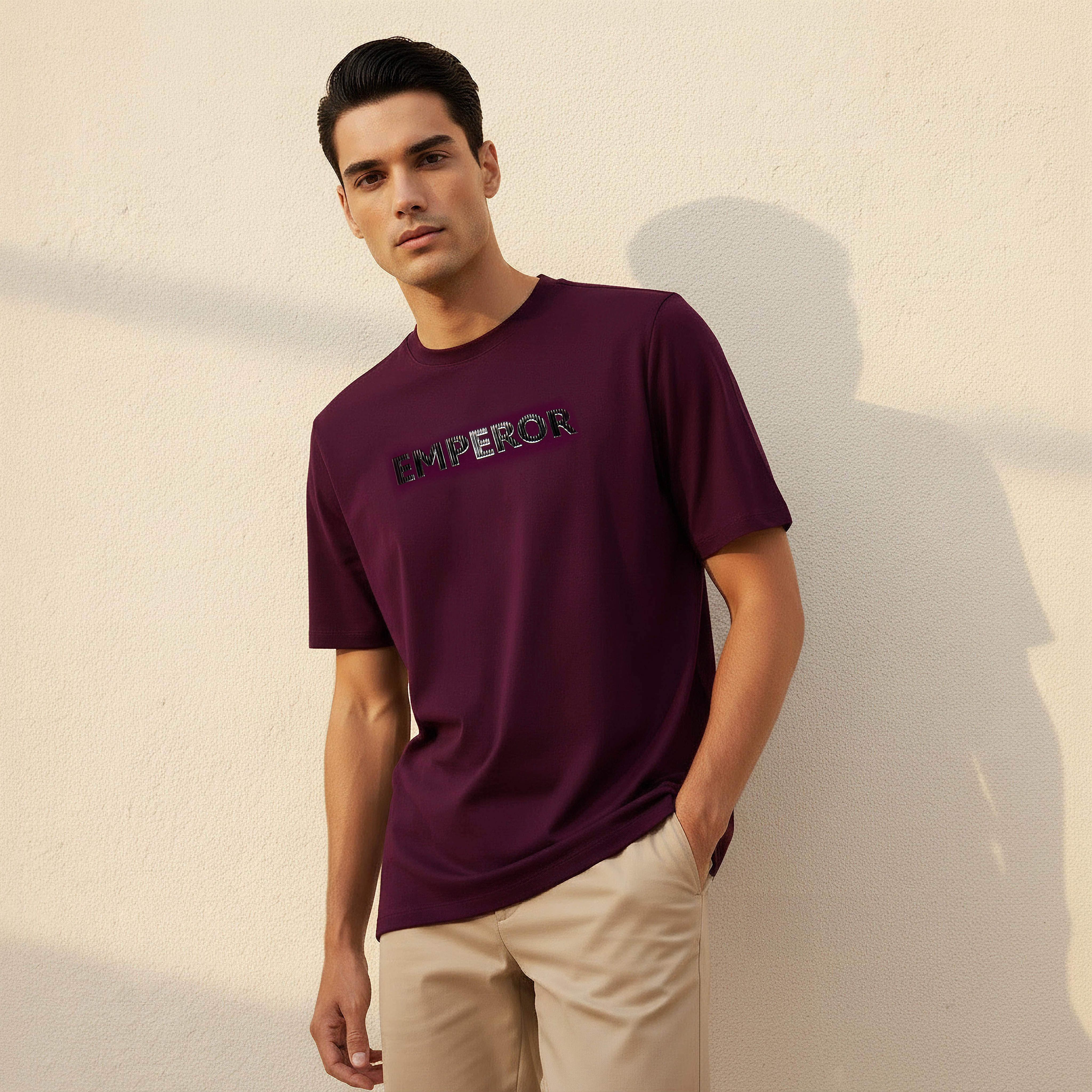 Emperor Regular Fit Crew Neck Short Sleeve T-shirt-men-clothing-tshirtsandpolos-tshirts-image-1