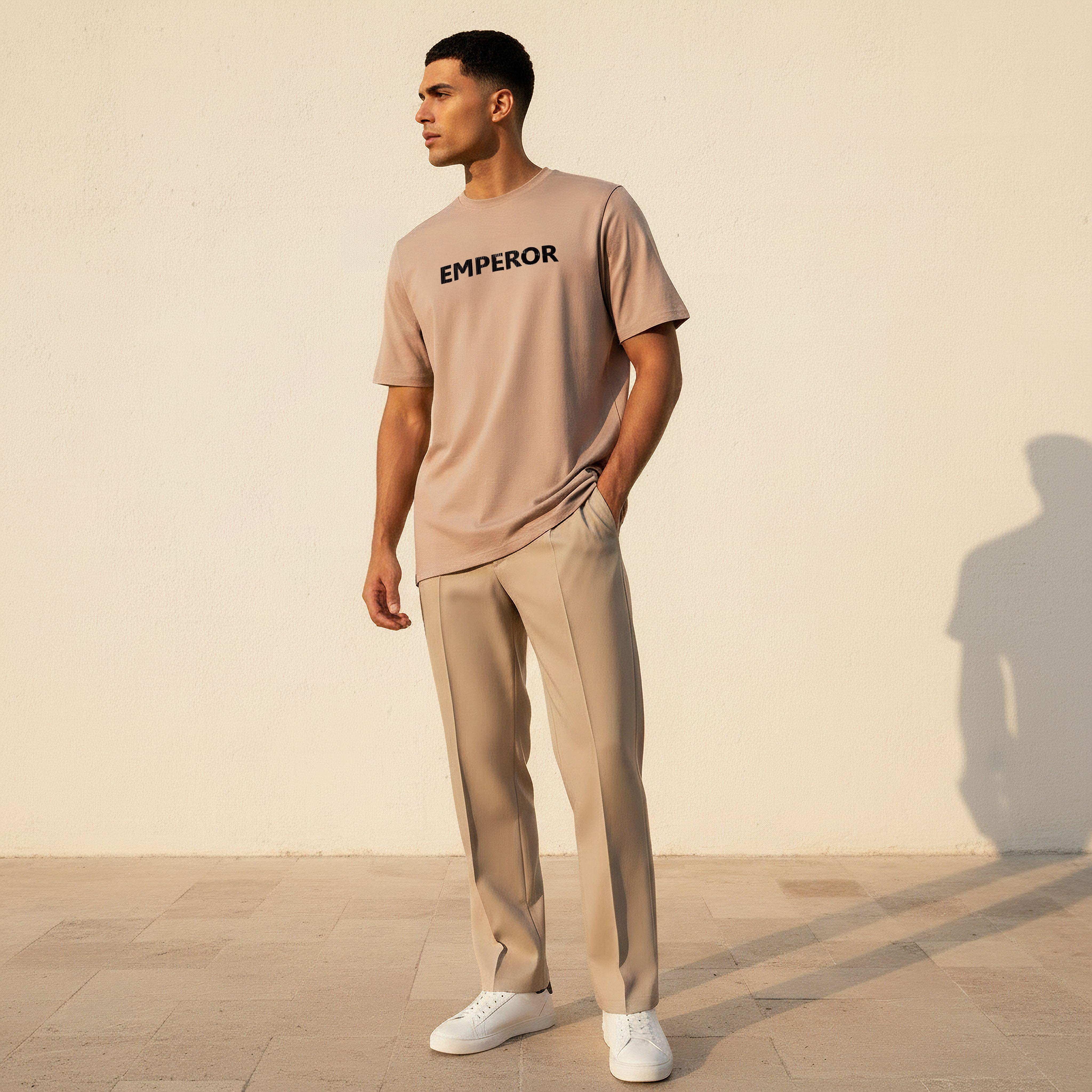 تيشيرت بأكمام قصيرة ورقبة ضيقة وقصة عادية من إمبيرور-men-clothing-tshirtsandpolos-tshirts-image-3