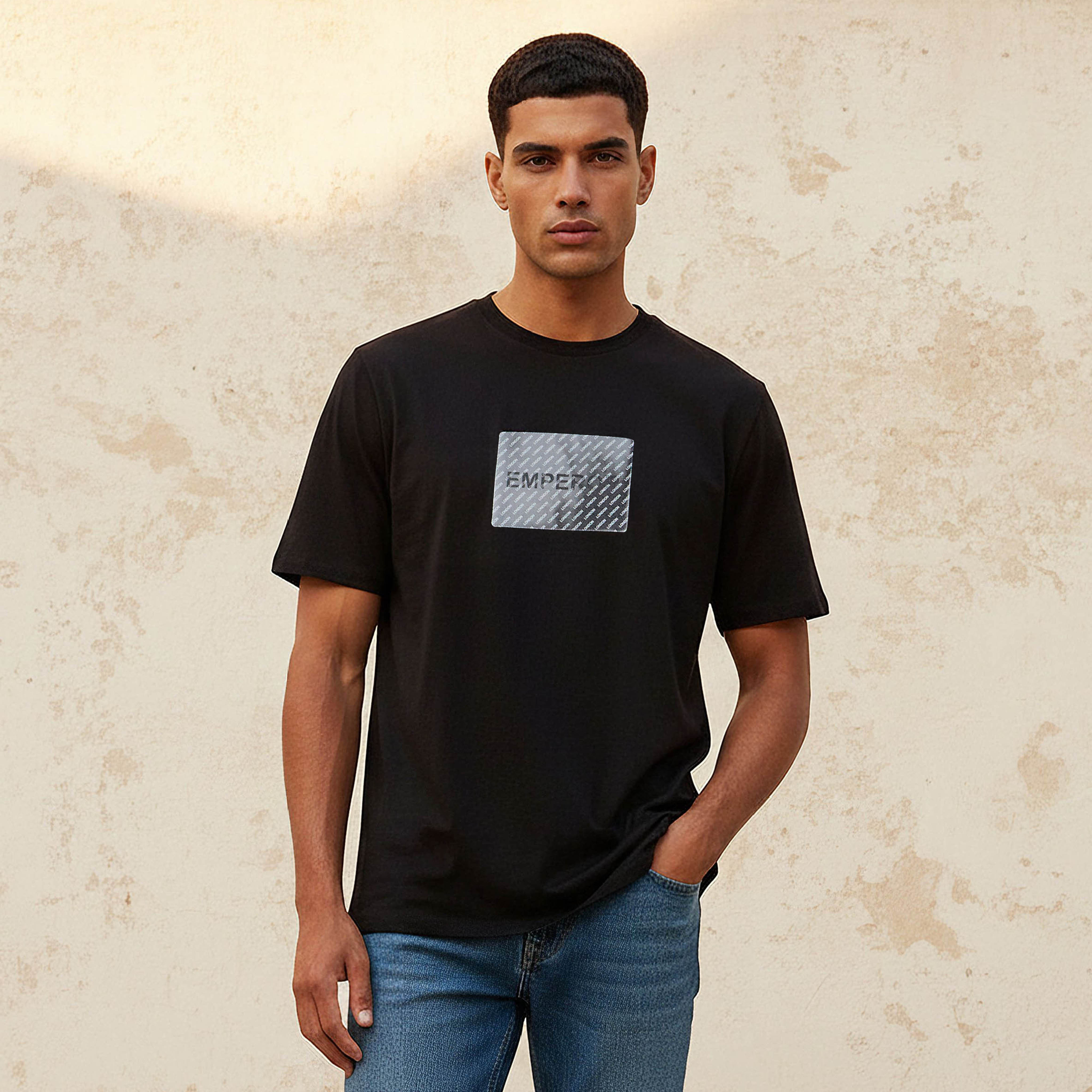 Emperor Regular Fit Crew Neck Short Sleeve T-shirt-men-clothing-tshirtsandpolos-tshirts-image-1