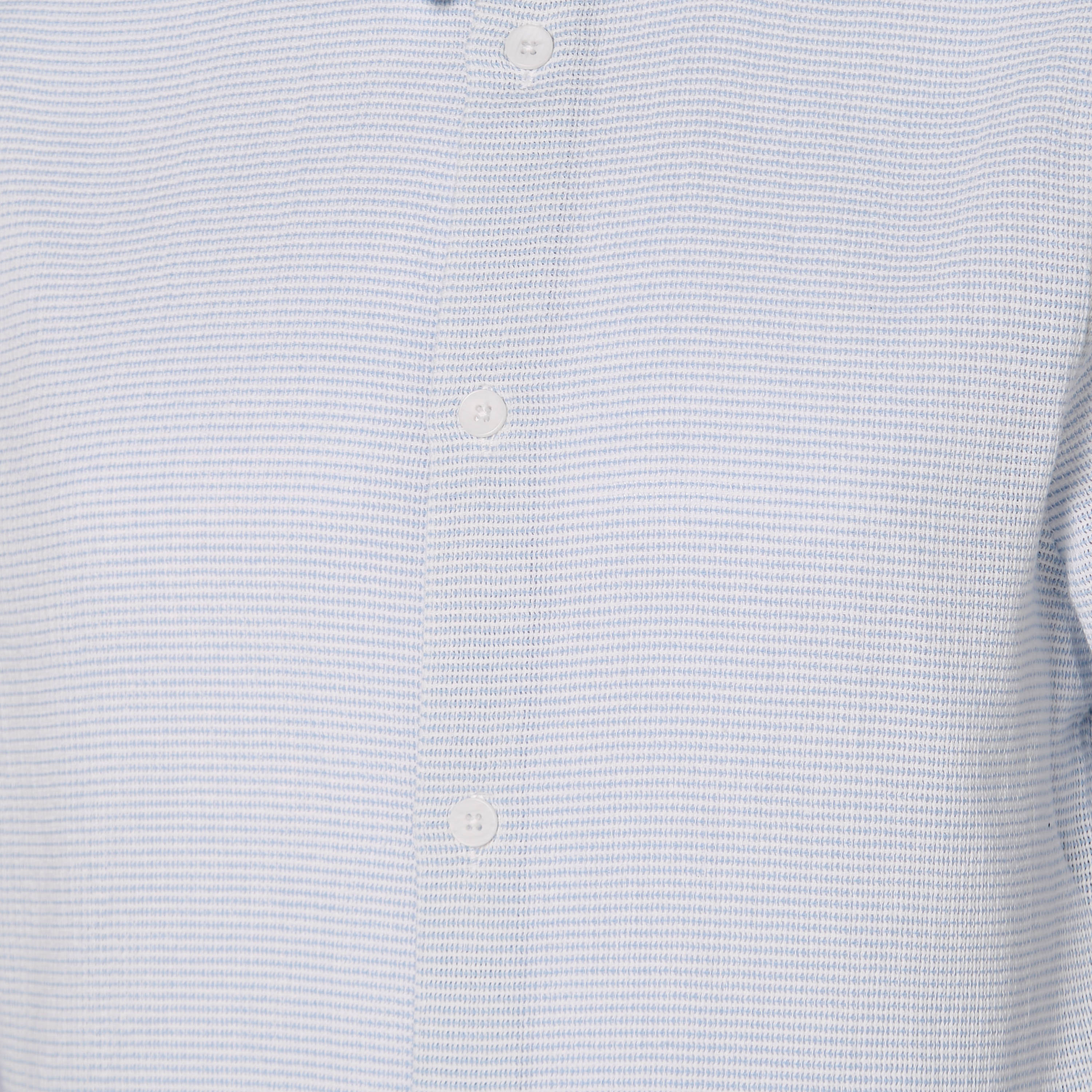 Men Regular Fit Collared Textured Short Sleeve Shirt-men-clothing-shirts-image-2