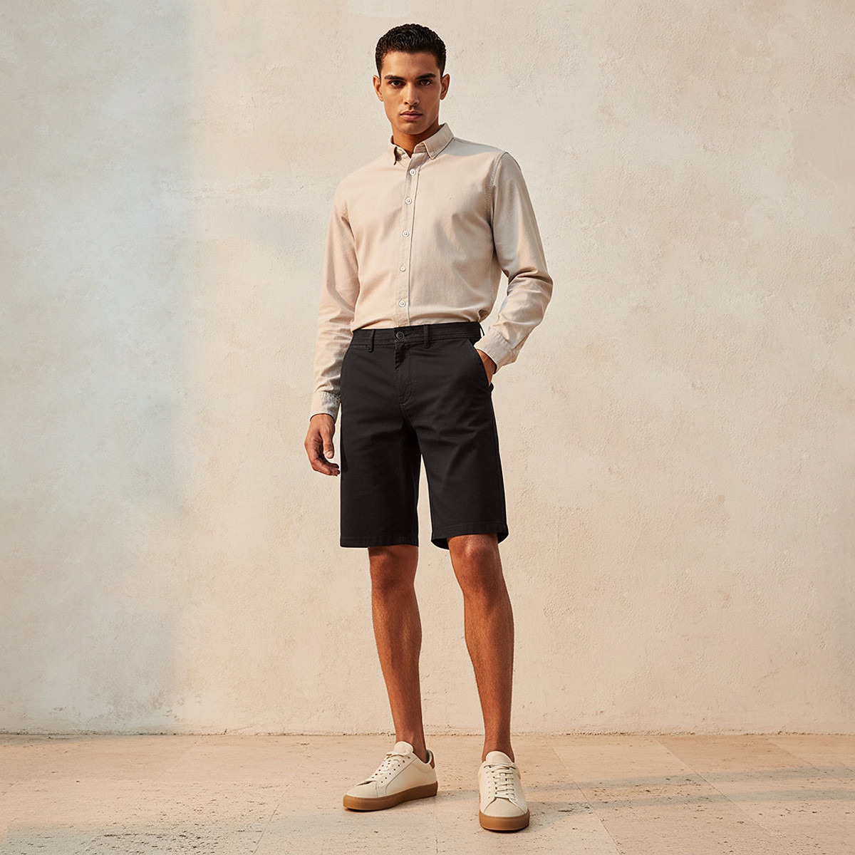 Men Slim Fit Shorts-men-clothing-bottoms-shorts-image-3