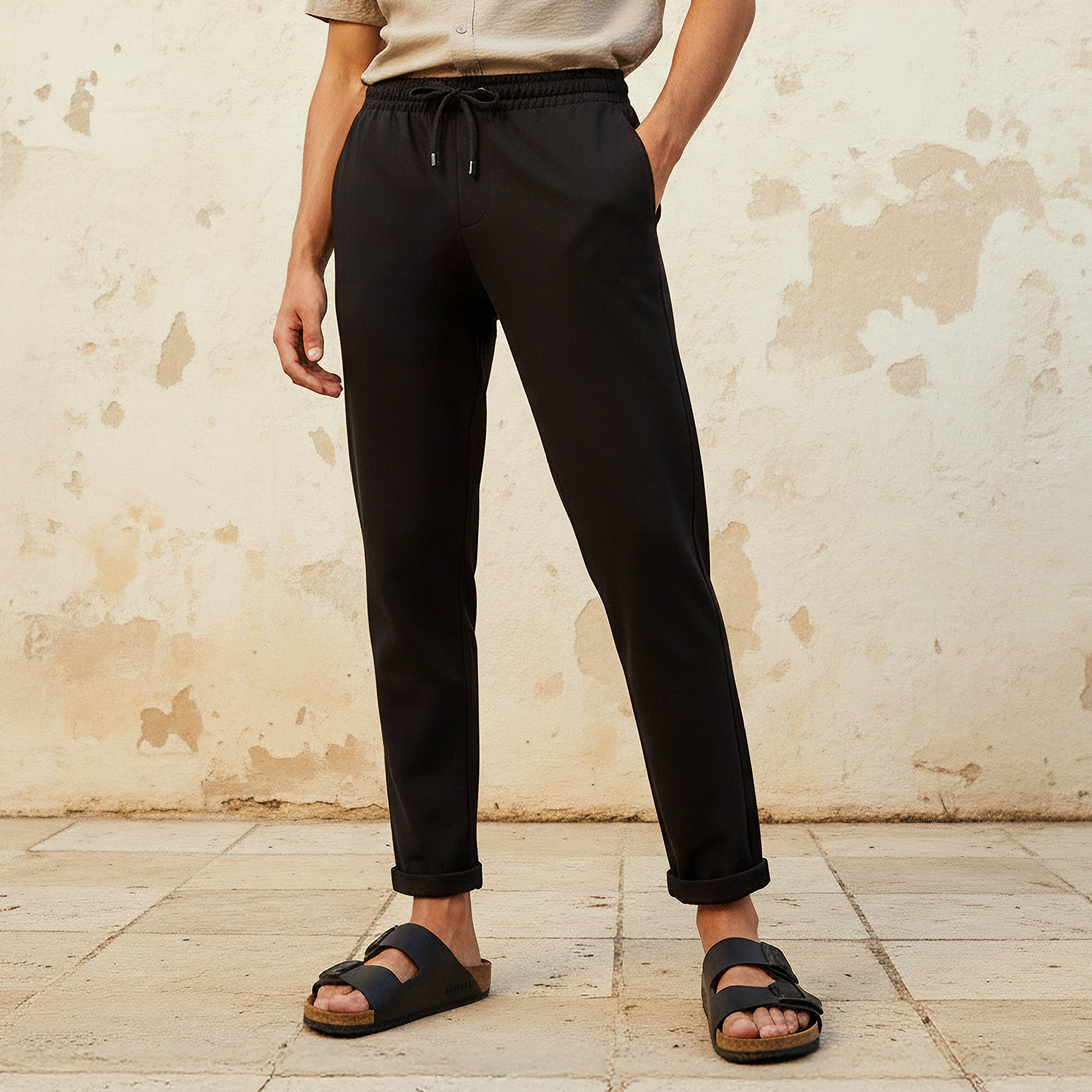 Men Regular Fit Trousers-men-clothing-bottoms-trousersandchinos-trousers-image-1