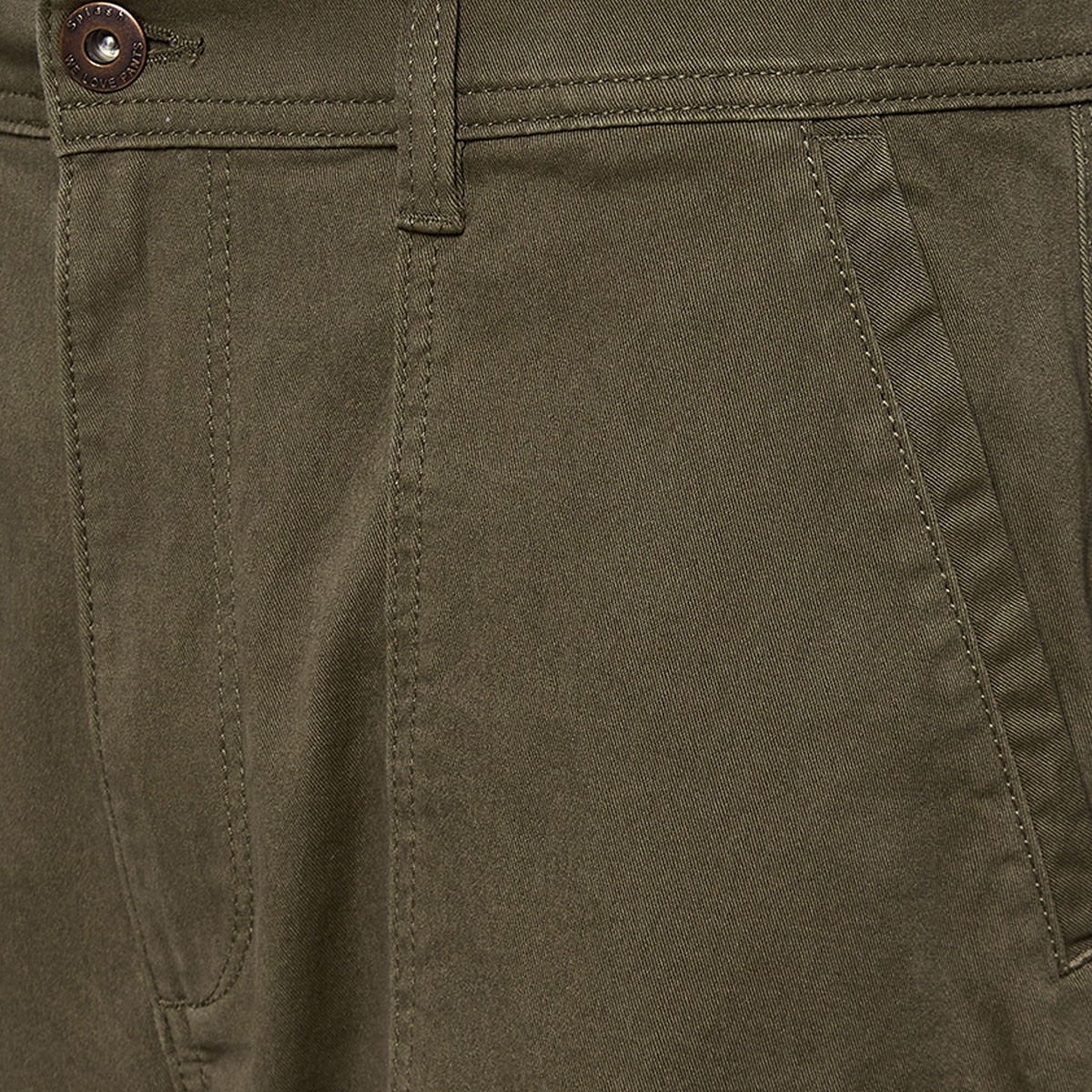 Men Regular Fit Twill Cargo Trousers-men-clothing-bottoms-trousersandchinos-trousers-image-2