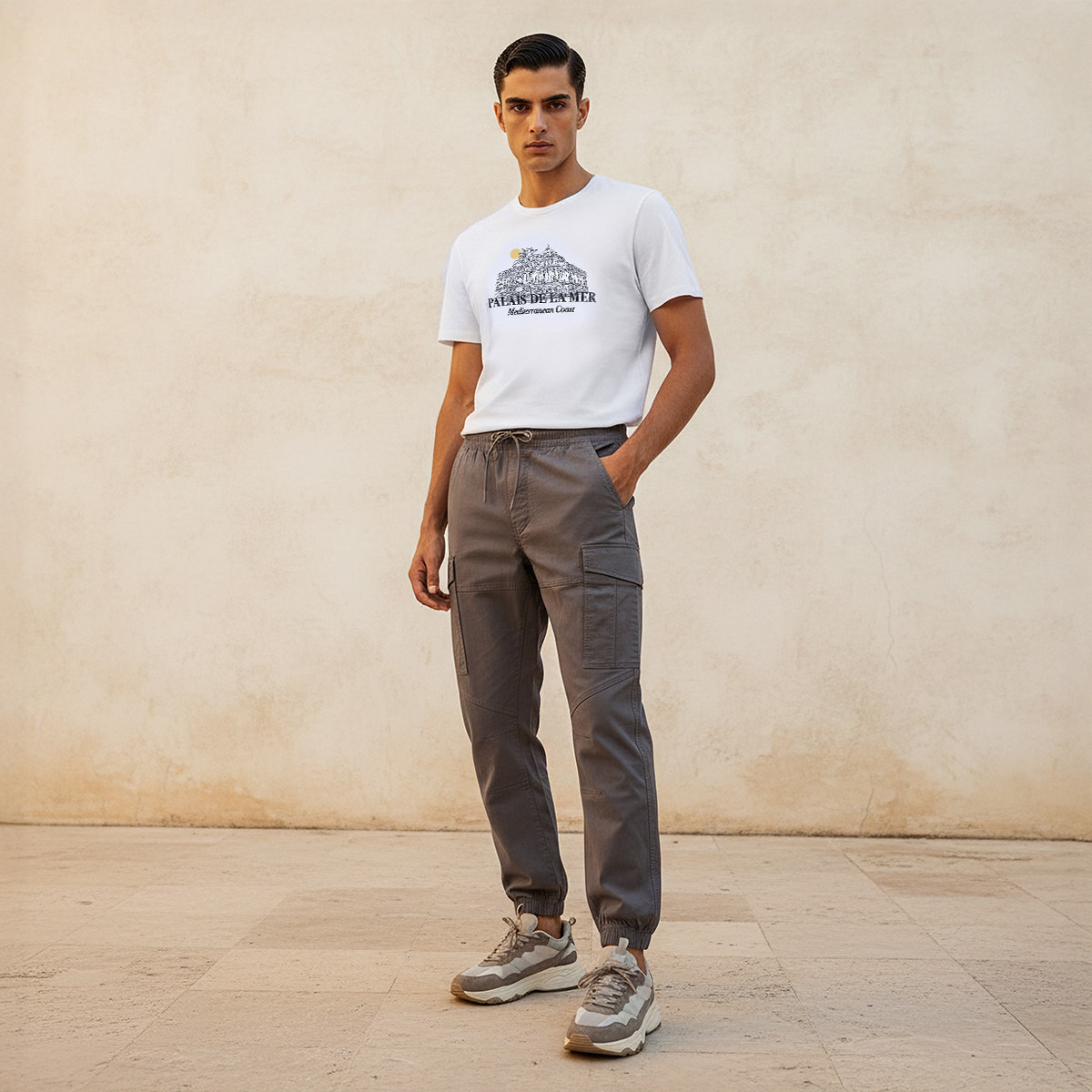 Men Baggy Fit Cargo Joggers-men-clothing-bottoms-joggers-image-3