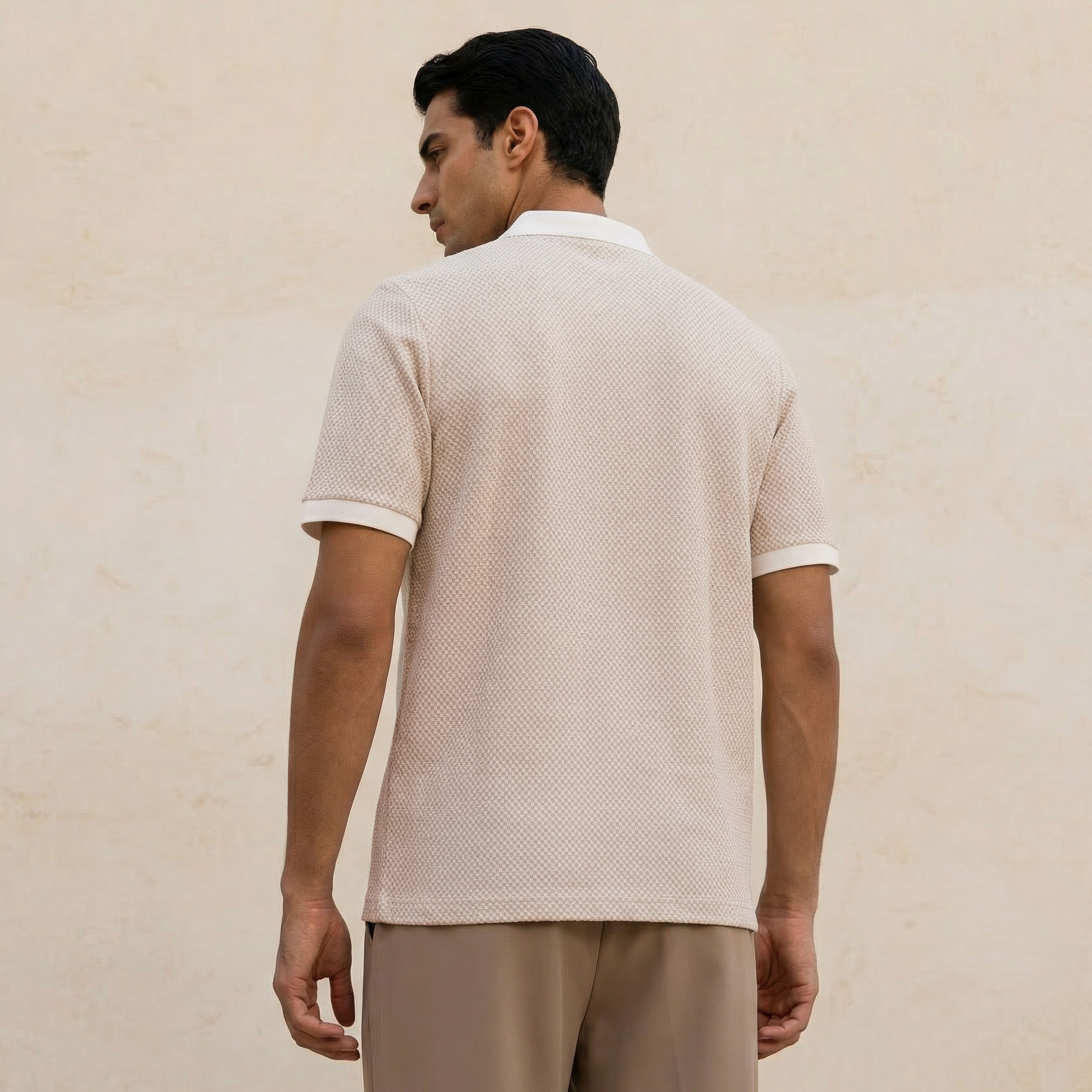 Men Short Sleeve Textured Polo T-shirt-men-clothing-tshirtsandpolos-polos-image-4