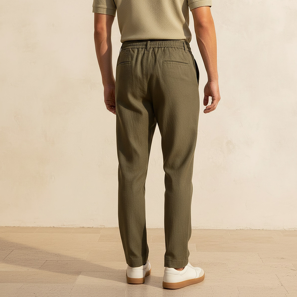 Men Regular Fit Linen Blend Trousers-men-clothing-bottoms-trousersandchinos-trousers-image-4