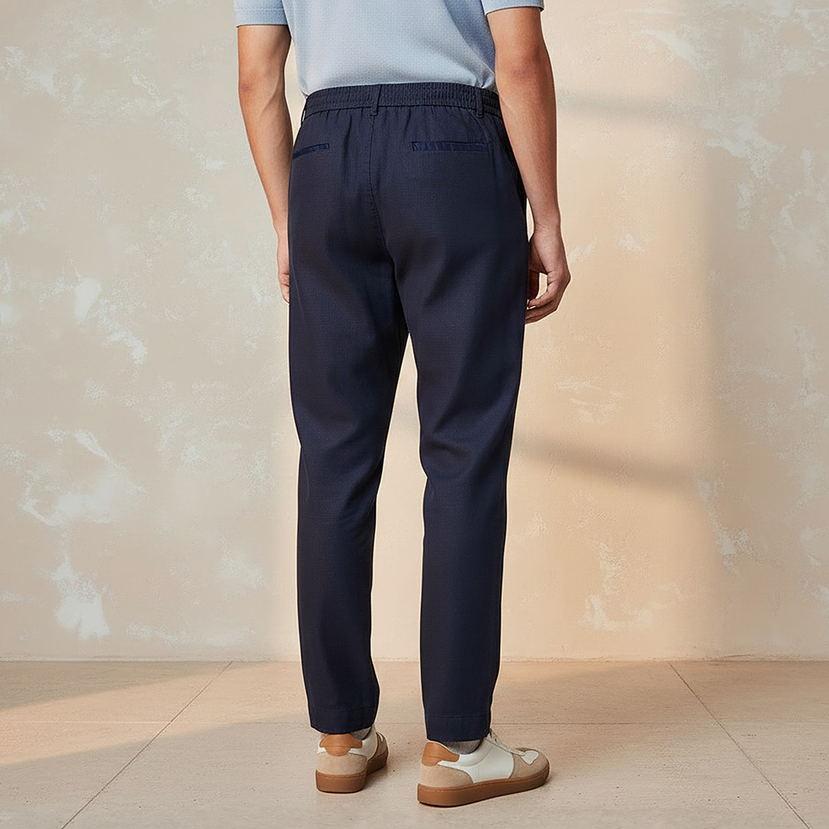 Men Regular Fit Linen Blend Trousers-men-clothing-bottoms-trousersandchinos-trousers-image-4