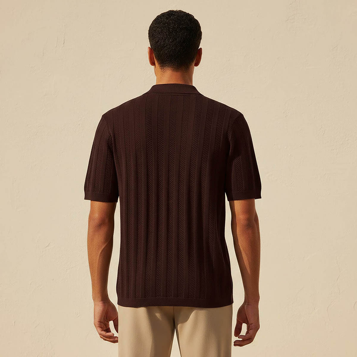 Men Short Sleeves Textured Polo T-shirt-men-clothing-tshirtsandpolos-polos-image-4