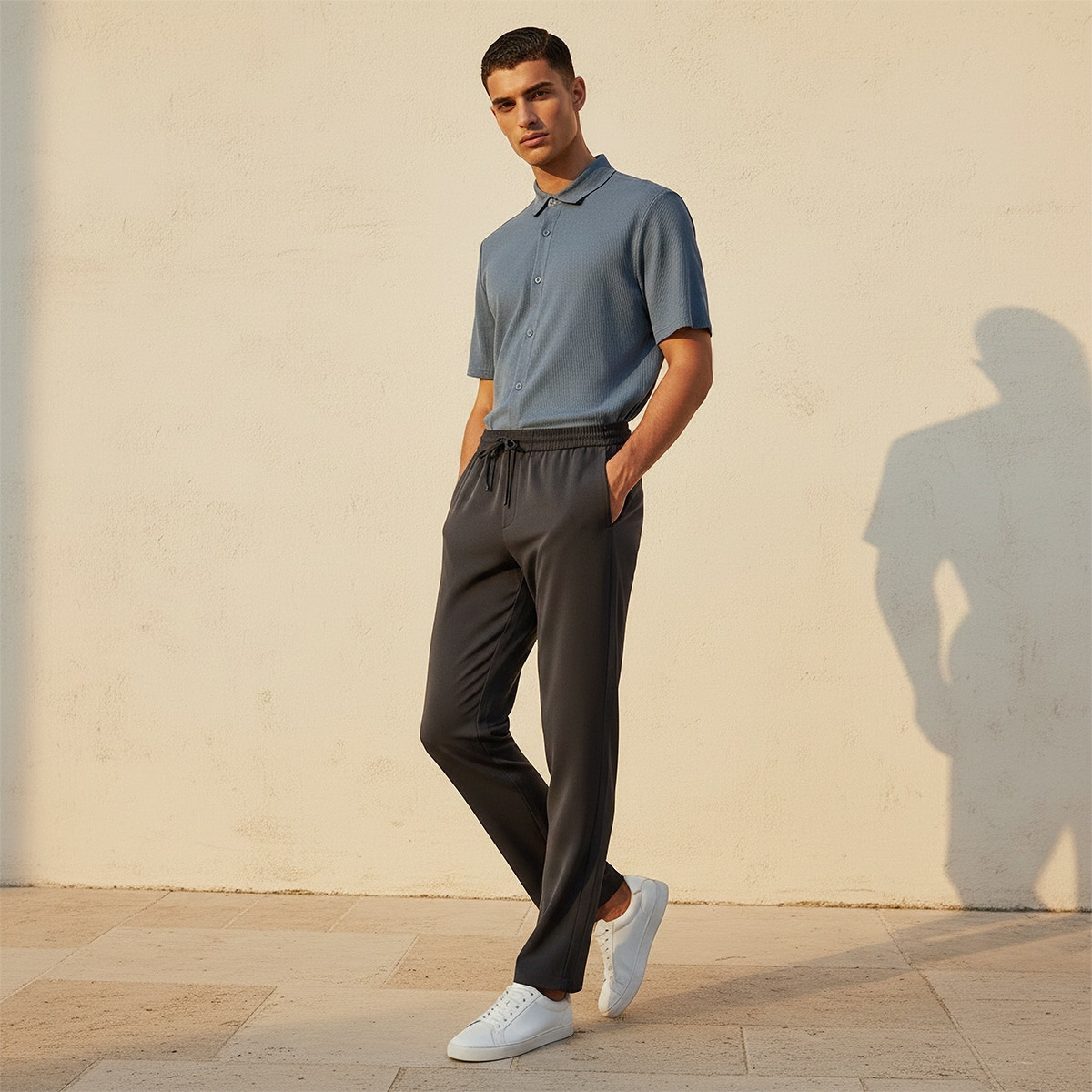 Splash Smart Regular Fit Trousers-men-clothing-bottoms-trousersandchinos-trousers-image-3