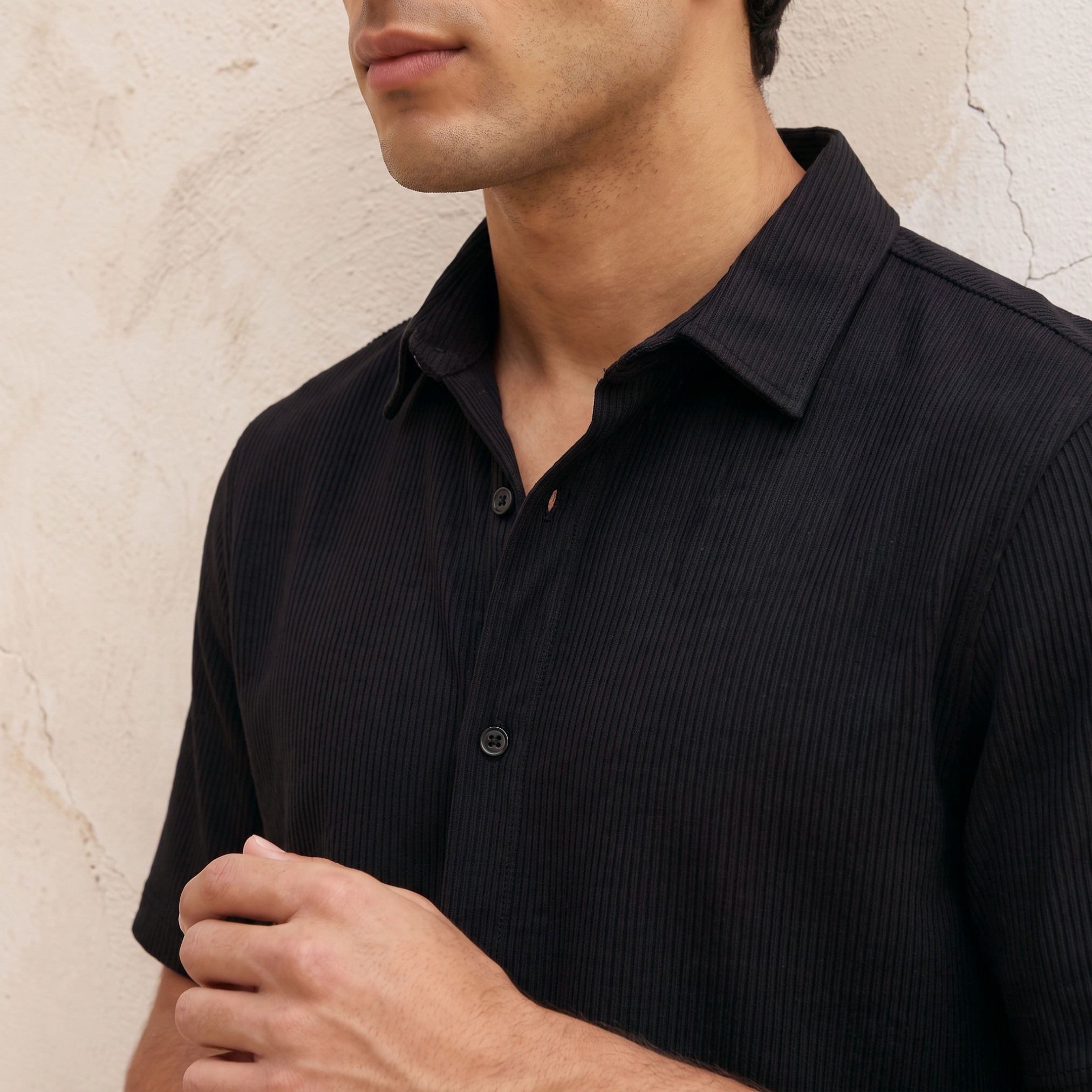 Splash Smart Regular Fit Textured Shirt-men-clothing-shirts-image-2