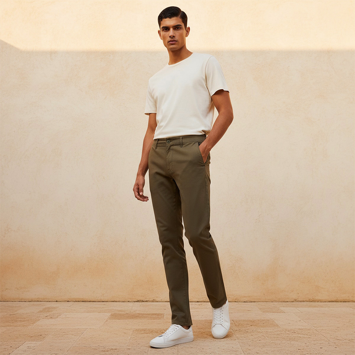 Men Slim Fit Chinos with Pockets-men-clothing-bottoms-trousersandchinos-chinos-image-3