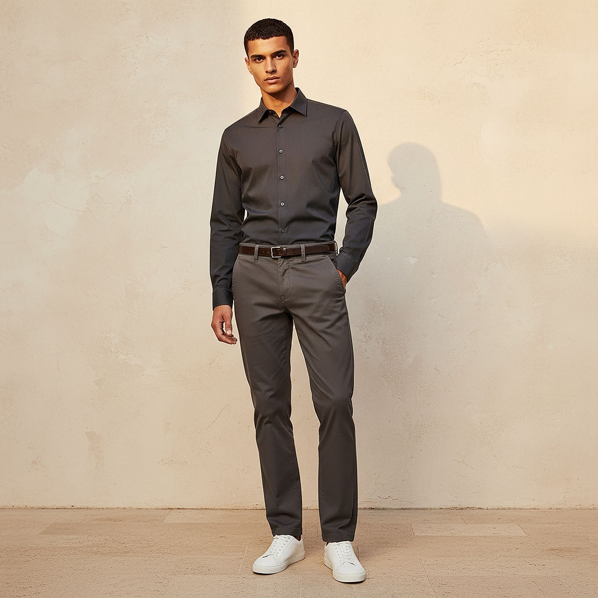 Splash Smart Slim Fit Belted Cotton Chinos-men-clothing-bottoms-trousersandchinos-chinos-image-3