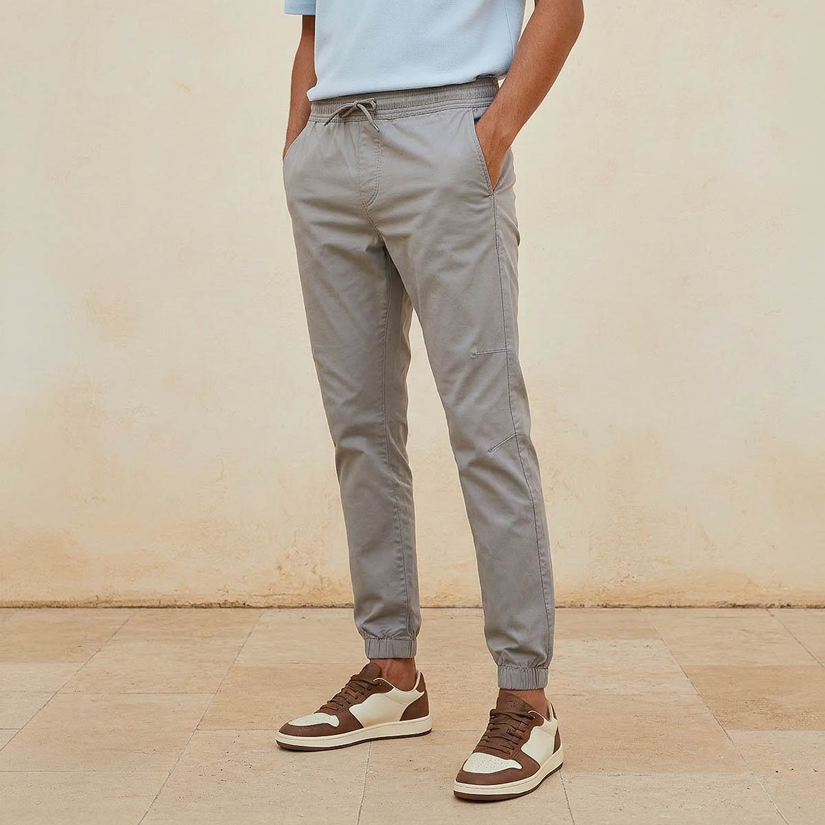 Splash Smart Slim Fit Joggers with Flexi Waist-men-clothing-bottoms-joggers-image-1