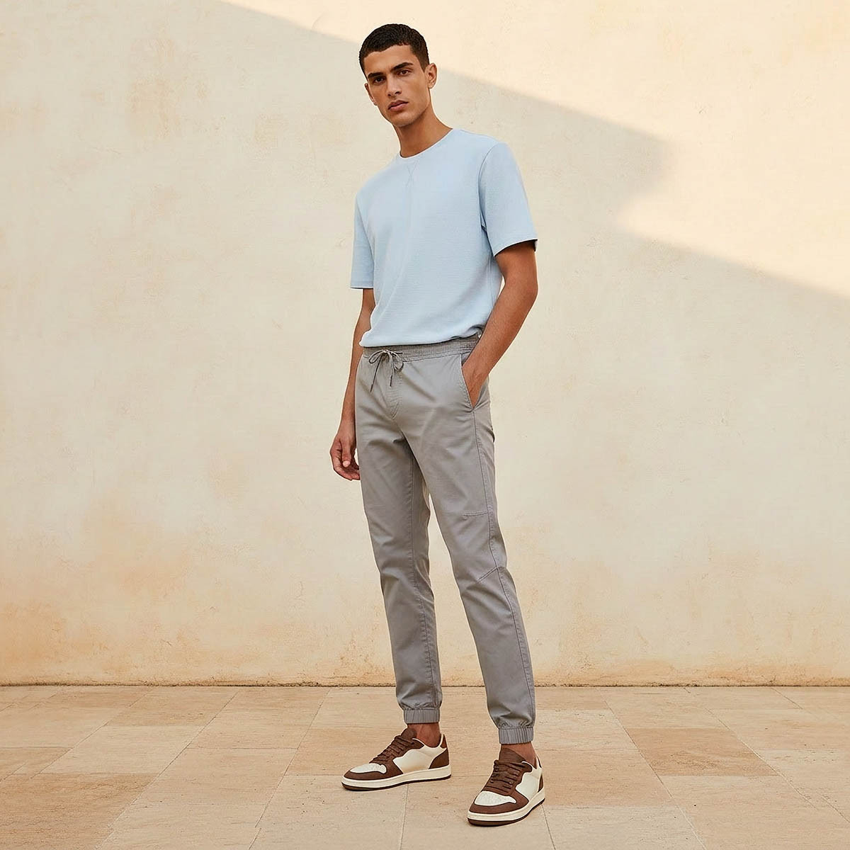 Splash Smart Slim Fit Joggers with Flexi Waist-men-clothing-bottoms-joggers-image-3