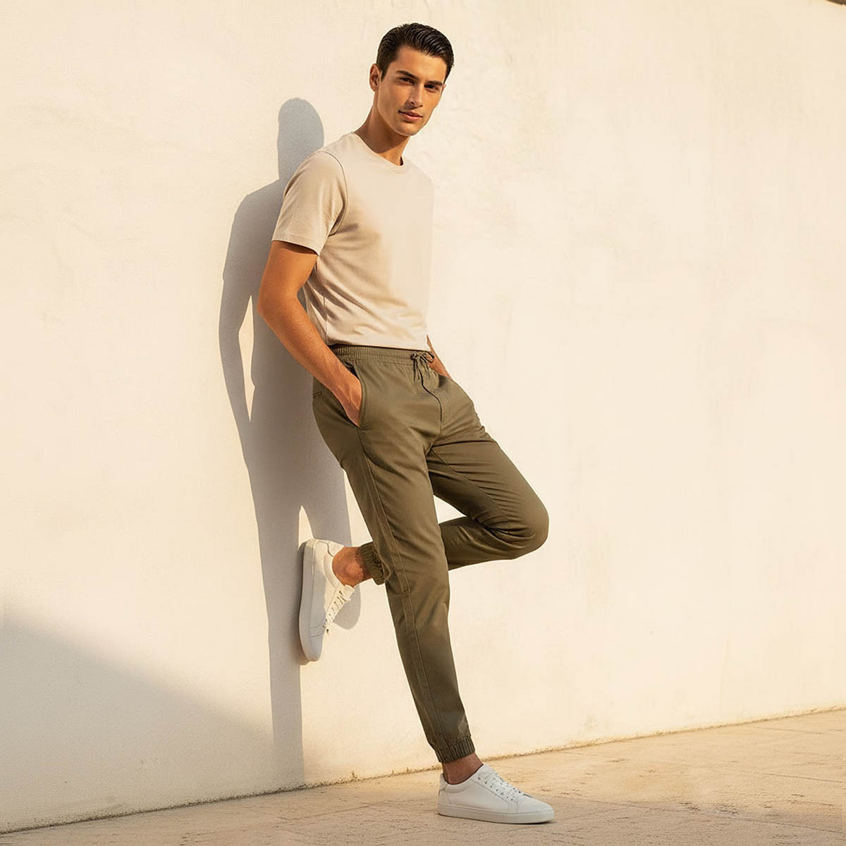 Splash Smart Slim Fit Joggers with Flexi Waist-men-clothing-bottoms-joggers-image-3