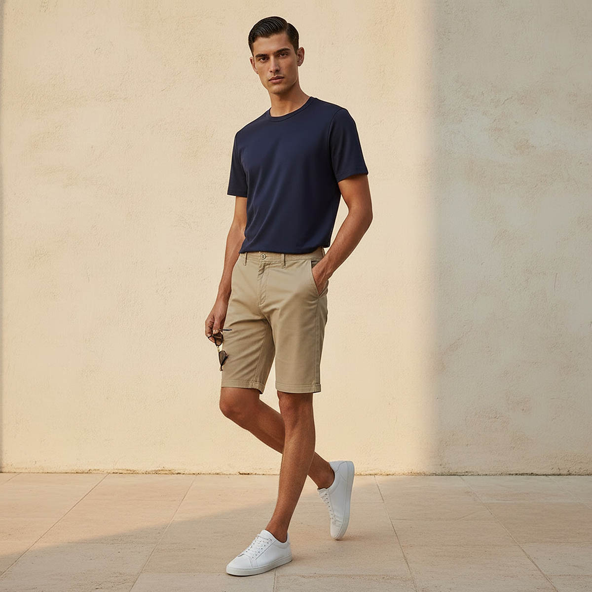 شورت تشينو رجالي بقصة سليم-men-clothing-bottoms-shorts-image-3