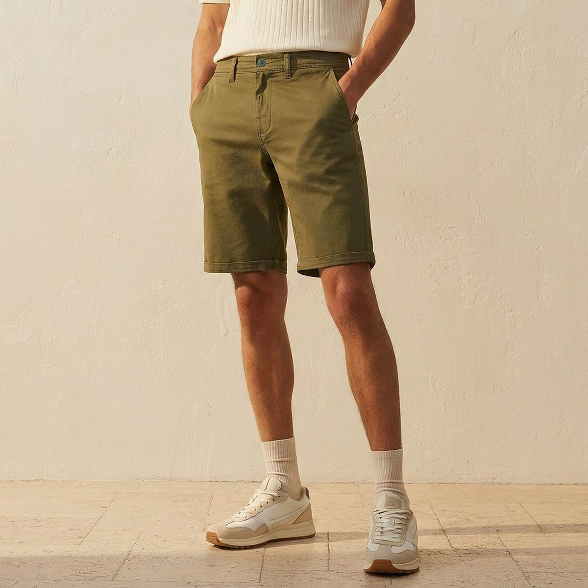 شورت تشينو رجالي بقصة سليم-men-clothing-bottoms-shorts-image-1