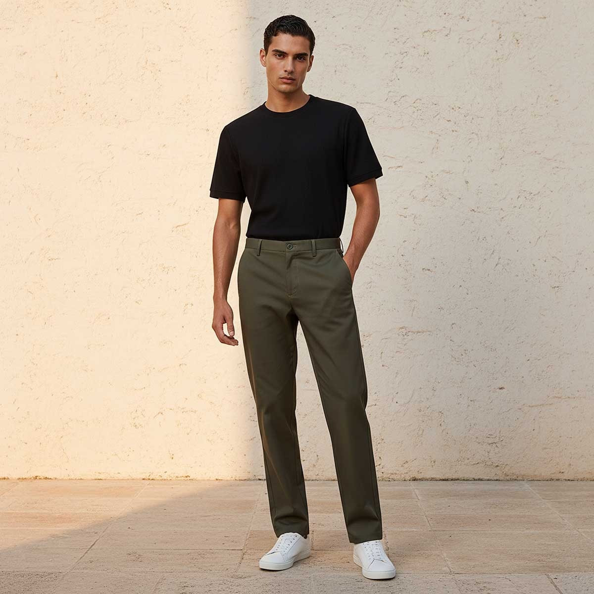 Splash Smart Regular Fit Trousers-men-clothing-bottoms-trousersandchinos-trousers-image-3