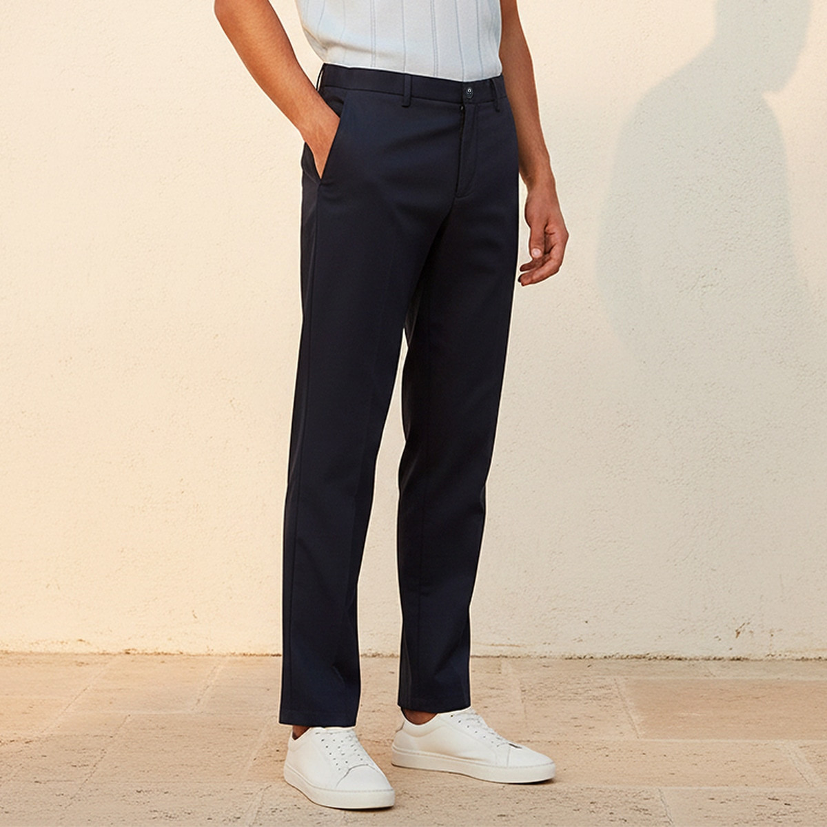 بنطلون بقصة عادية من سبلاش سمارت-men-clothing-trousersandchinos-trousers-image-1