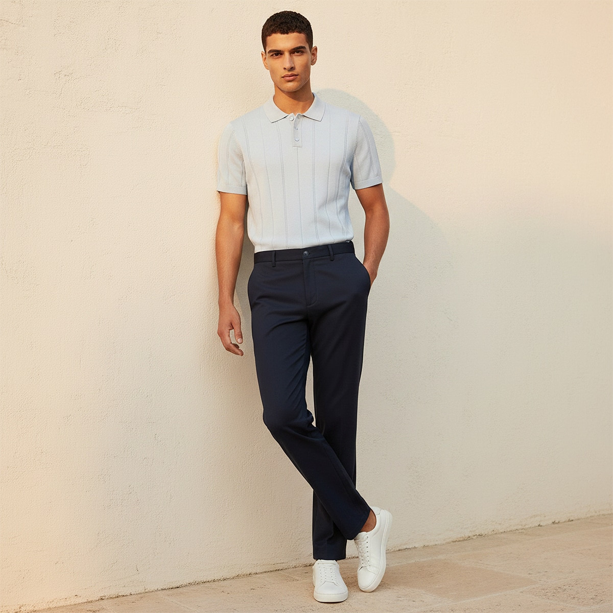 بنطلون بقصة عادية من سبلاش سمارت-men-clothing-trousersandchinos-trousers-image-3