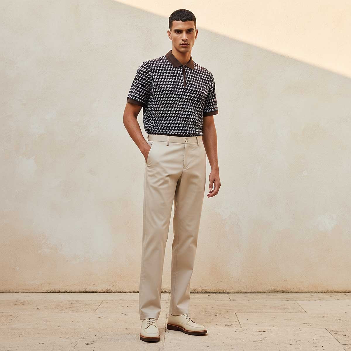 بنطلون بقصة عادية من سبلاش سمارت-men-clothing-trousersandchinos-trousers-image-3