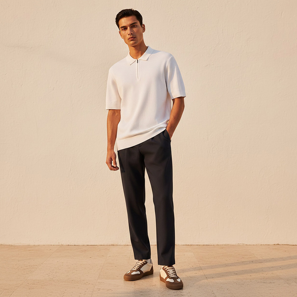 Men Short Sleeves Textured Polo T-shirt-men-clothing-tshirtsandpolos-polos-image-3
