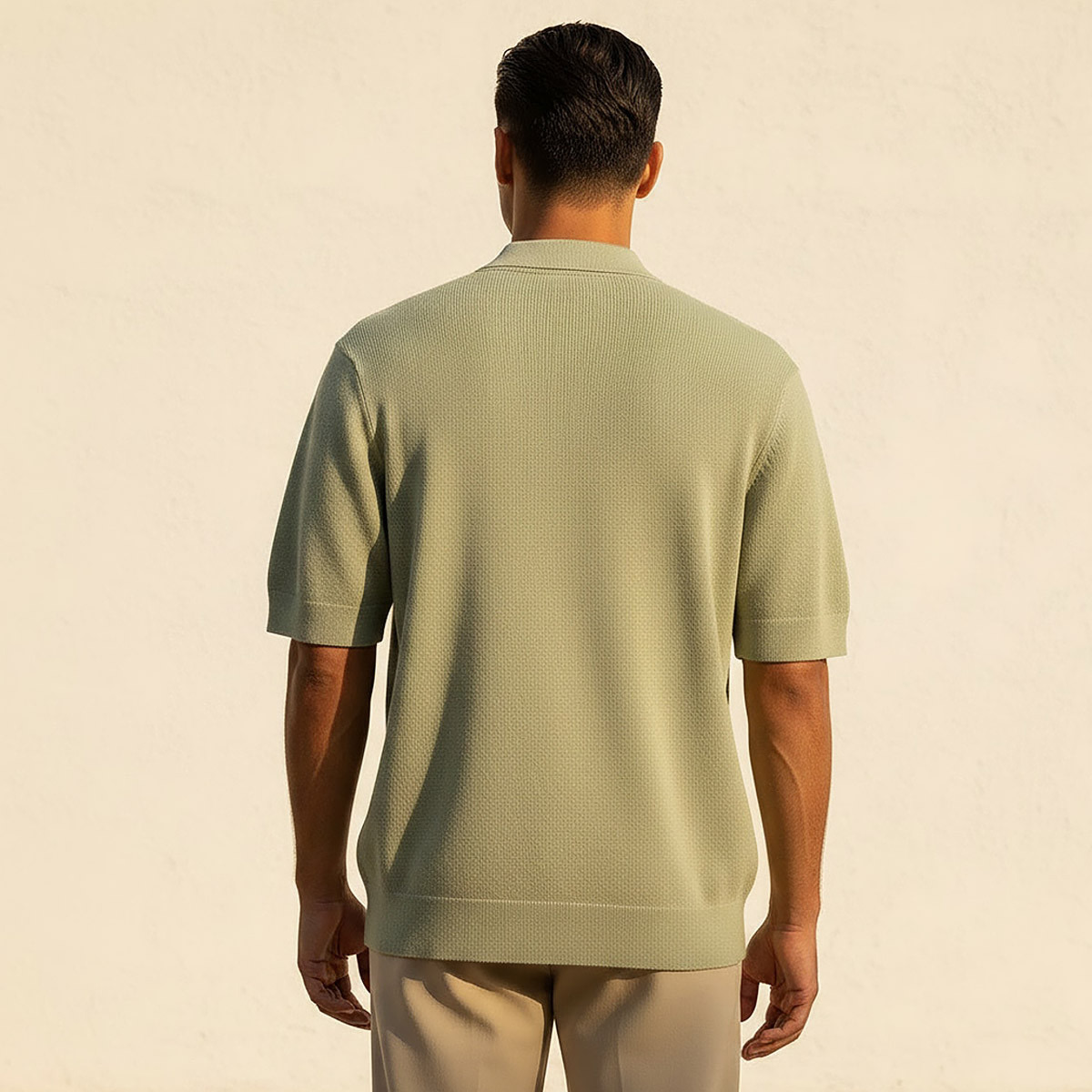 Men Short Sleeves Textured Polo T-shirt-men-clothing-tshirtsandpolos-polos-image-4