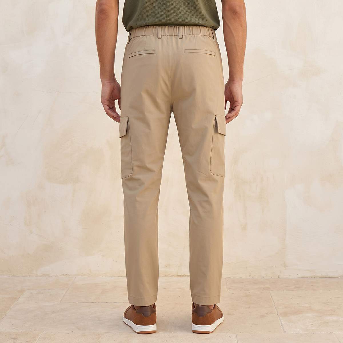 Splash Smart Regular Fit Cargo Performance Trousers-men-clothing-bottoms-trousersandchinos-trousers-image-4