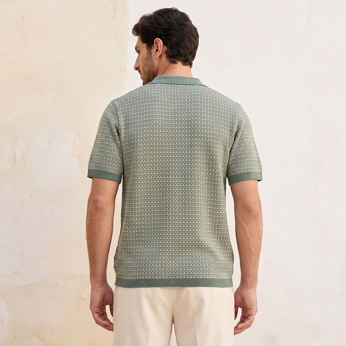 تيشيرت بولو مخطط بأكمام قصيرة من سبلاش سمارت-men-clothing-tshirtsandpolos-polos-image-4