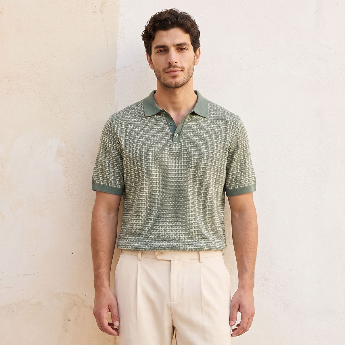 تيشيرت بولو مخطط بأكمام قصيرة من سبلاش سمارت-men-clothing-tshirtsandpolos-polos-image-5