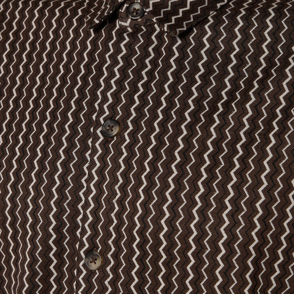 Splash Smart Regular Fit Collared Chevron Jacquard Short Sleeves Shirt-men-clothing-shirts-image-2