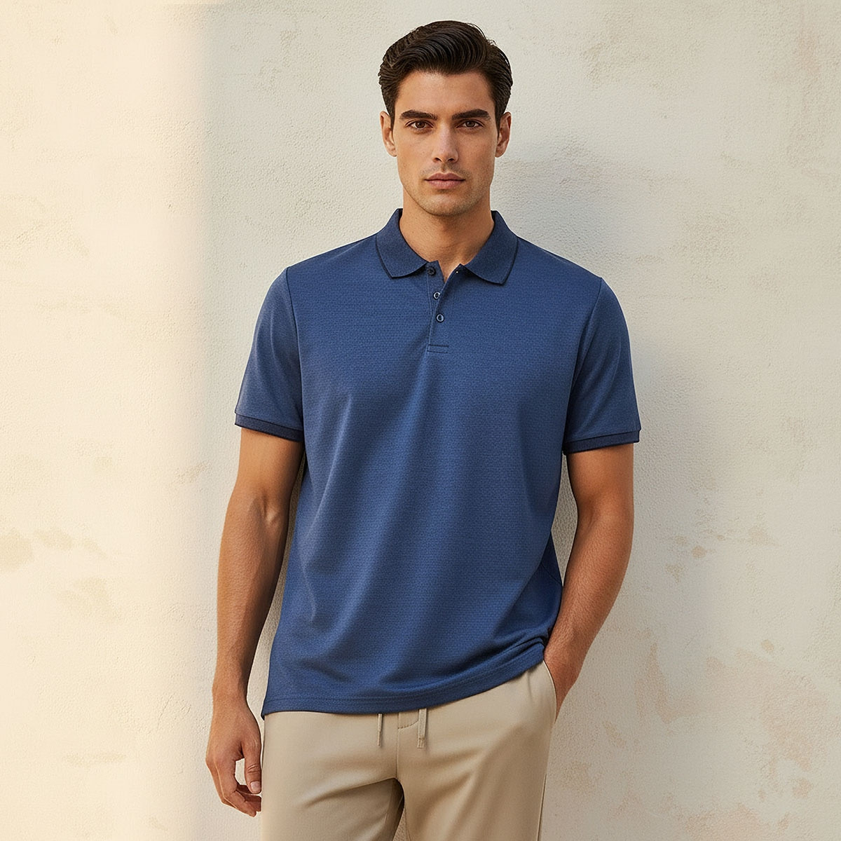 تيشيرت بولو بأكمام قصيرة من سبلاش سمارت-men-clothing-tshirtsandpolos-polos-image-1
