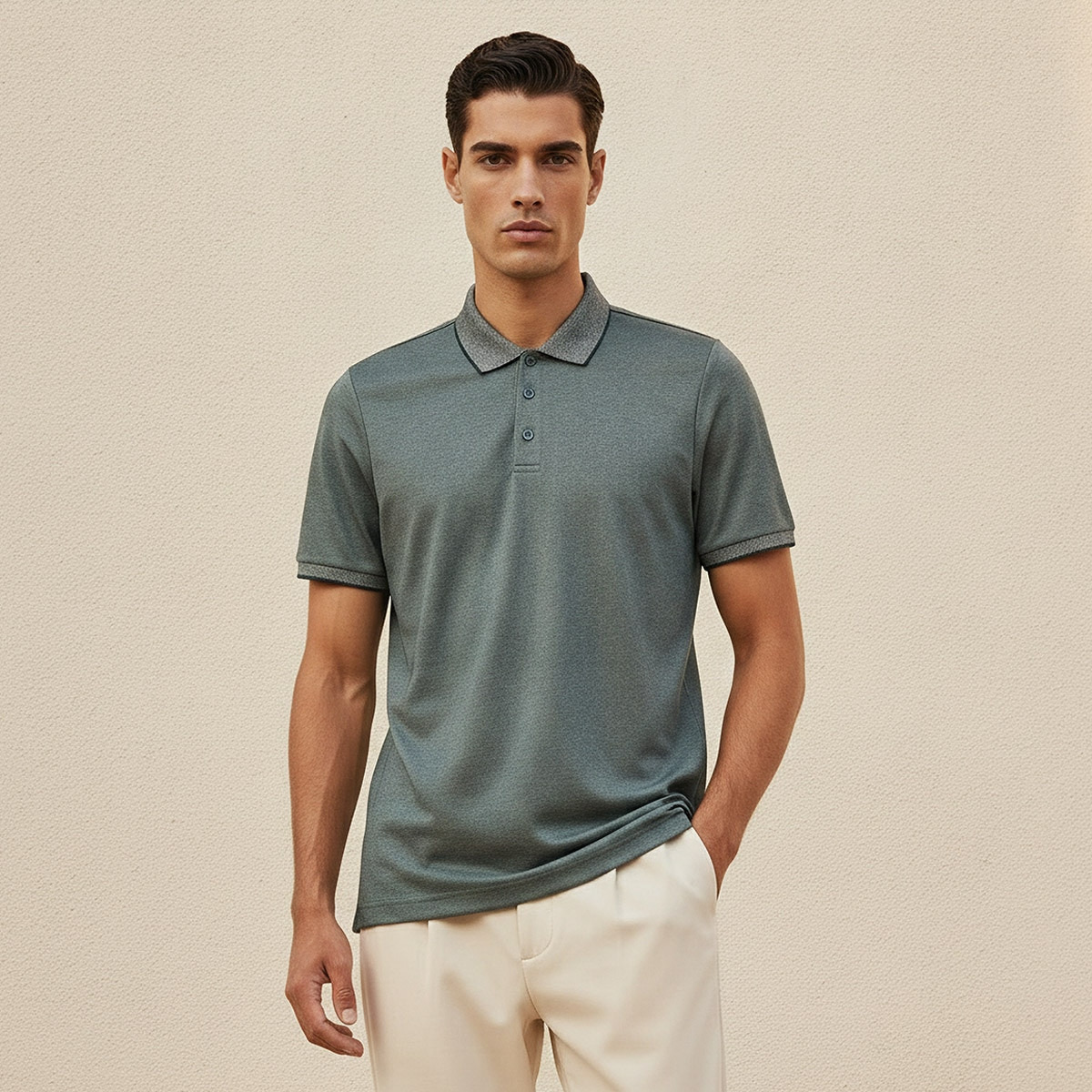 تيشيرت بولو بأكمام قصيرة من سبلاش سمارت-men-clothing-tshirtsandpolos-polos-image-1