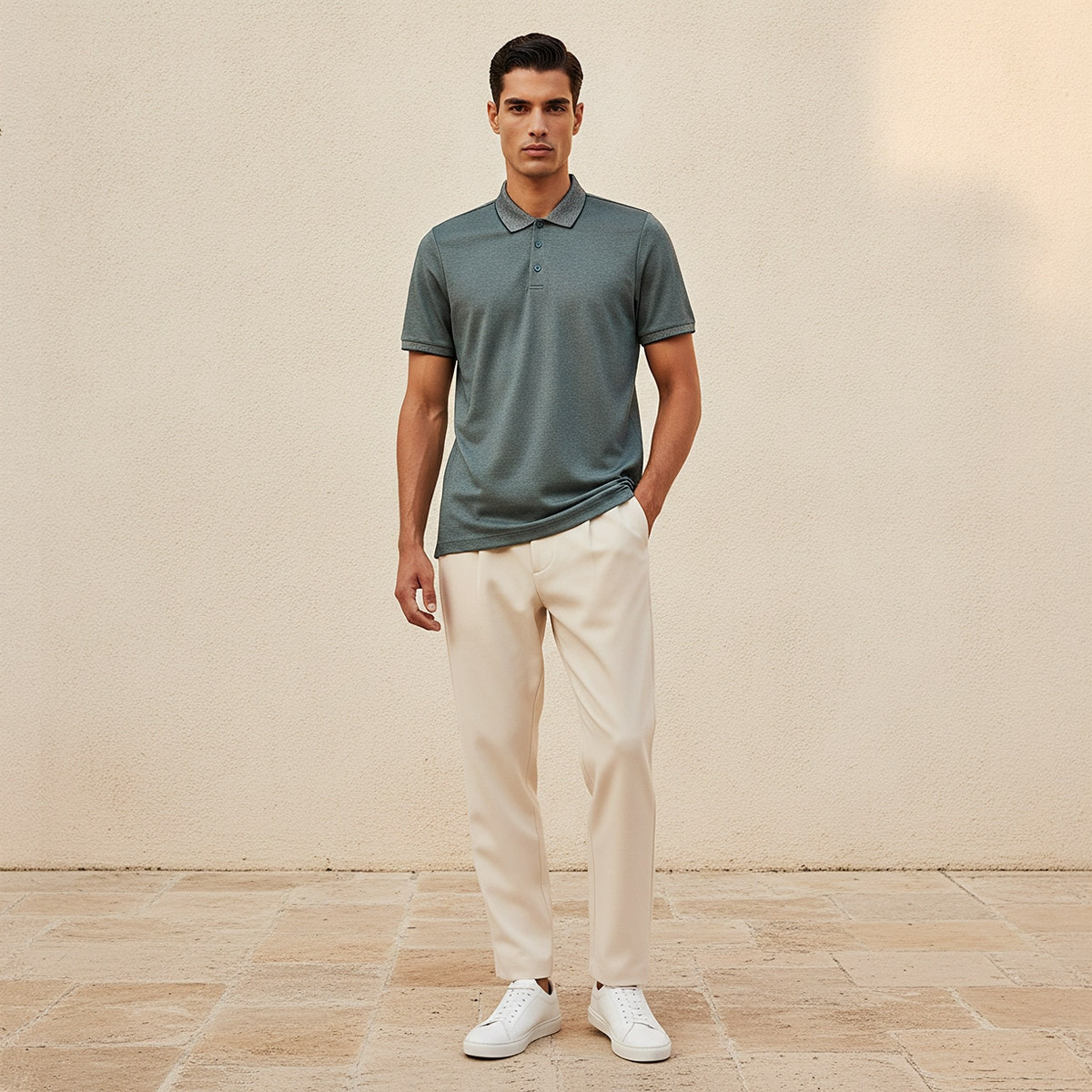 تيشيرت بولو بأكمام قصيرة من سبلاش سمارت-men-clothing-tshirtsandpolos-polos-image-3