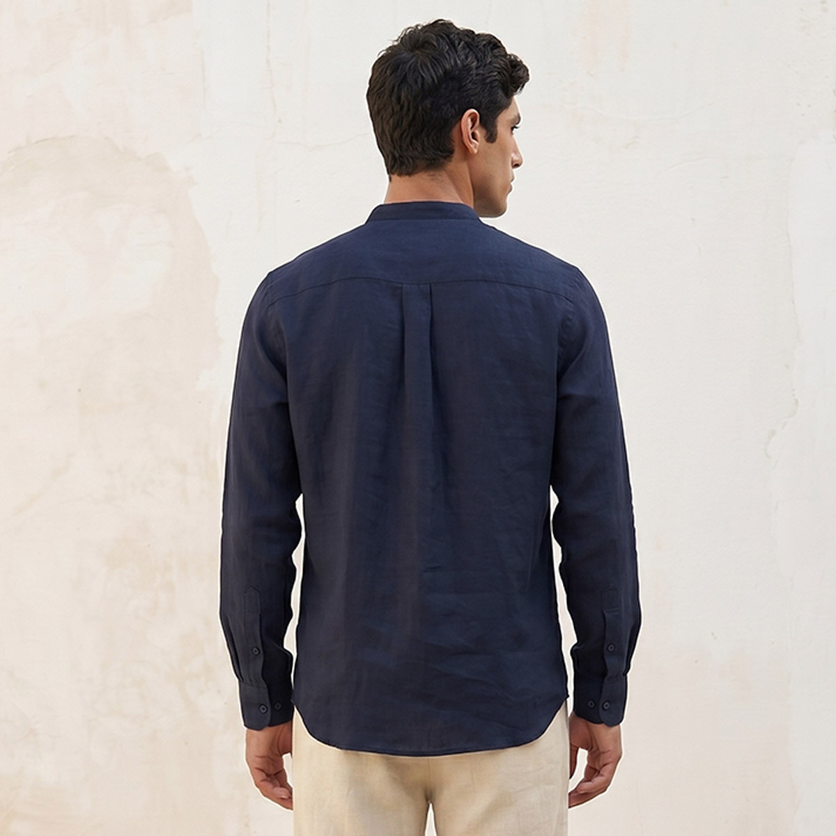 Splash Smart Regular Fit Linen Blend Shirt-men-clothing-shirts-image-4