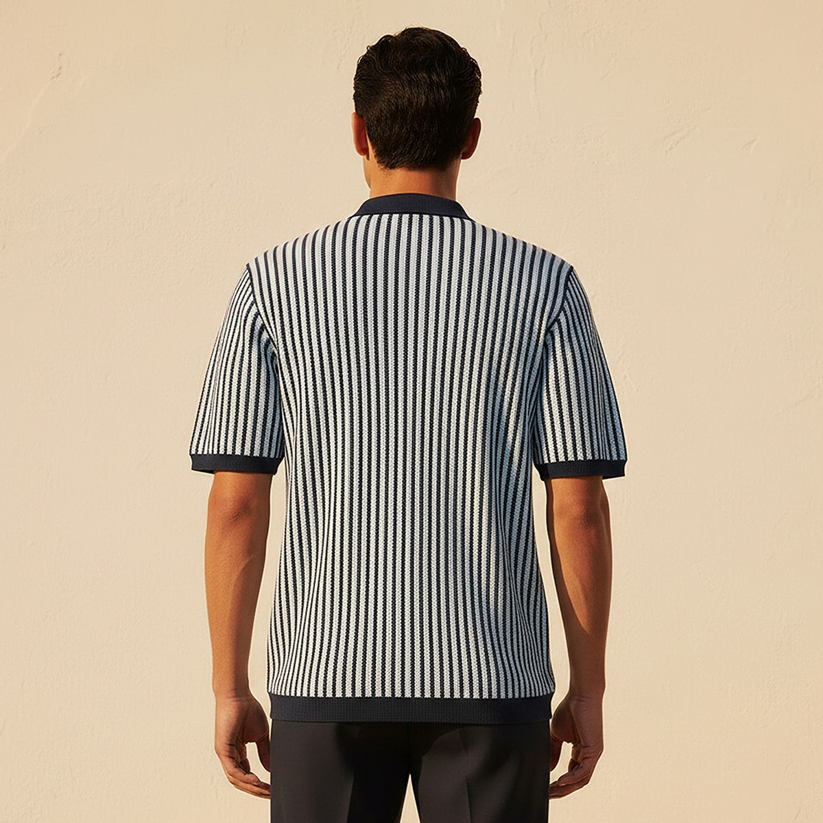 Men Short Sleeves Striped Polo T-shirt-men-clothing-tshirtsandpolos-polos-image-4