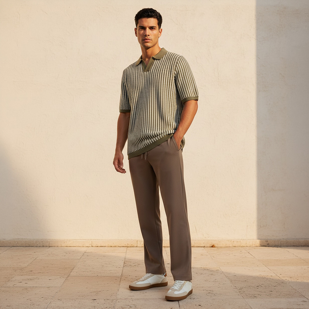 Men Short Sleeves Striped Polo T-shirt-men-clothing-tshirtsandpolos-polos-image-3