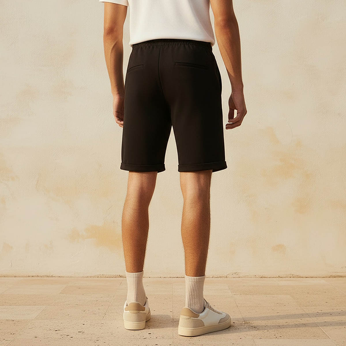 Men Regular Fit Shorts Pique-men-clothing-bottoms-shorts-image-4