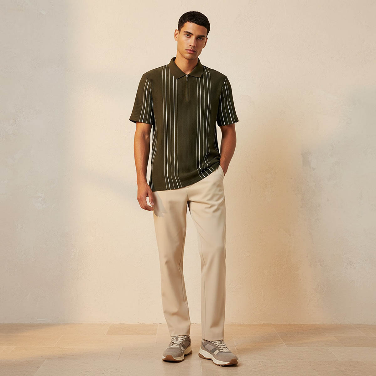 Men Short Sleeves Striped Polo T-shirt-men-clothing-tshirtsandpolos-polos-image-3