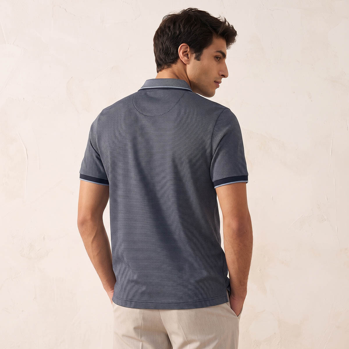 تيشيرت بولو مخطط بأكمام قصيرة من سبلاش سمارت-men-clothing-tshirtsandpolos-polos-image-4